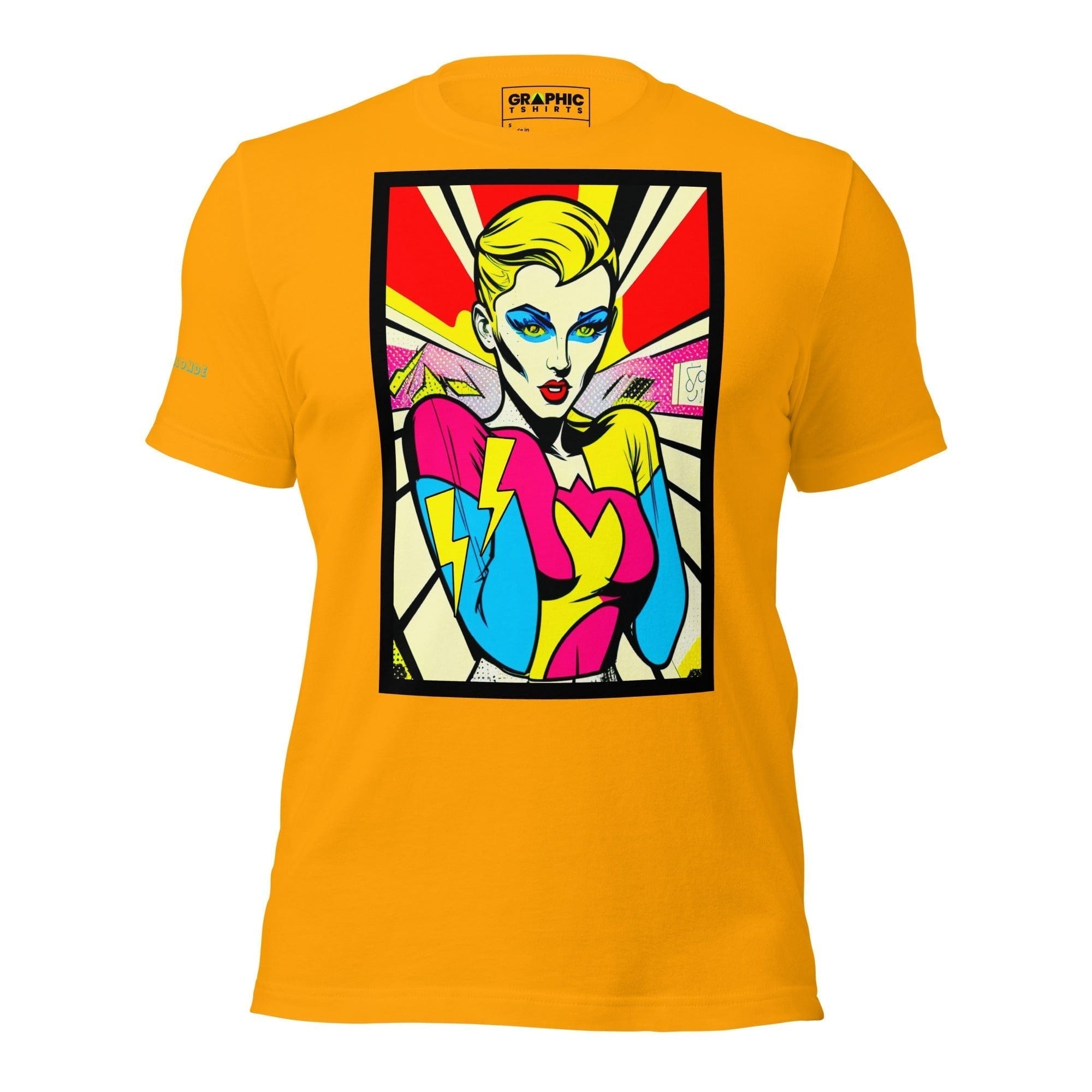 GRAPHIC T-SHIRTS Gold / S Unisex Crew Neck T-Shirt - Bionic Blonde