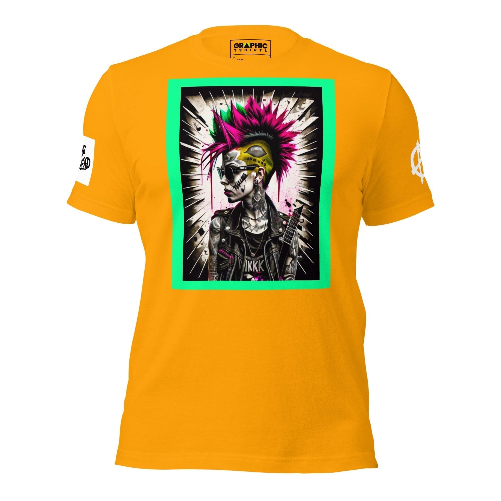 GRAPHIC T-SHIRTS Gold / S Unisex Crew Neck T-Shirt - Punk Rock Series Sector 16