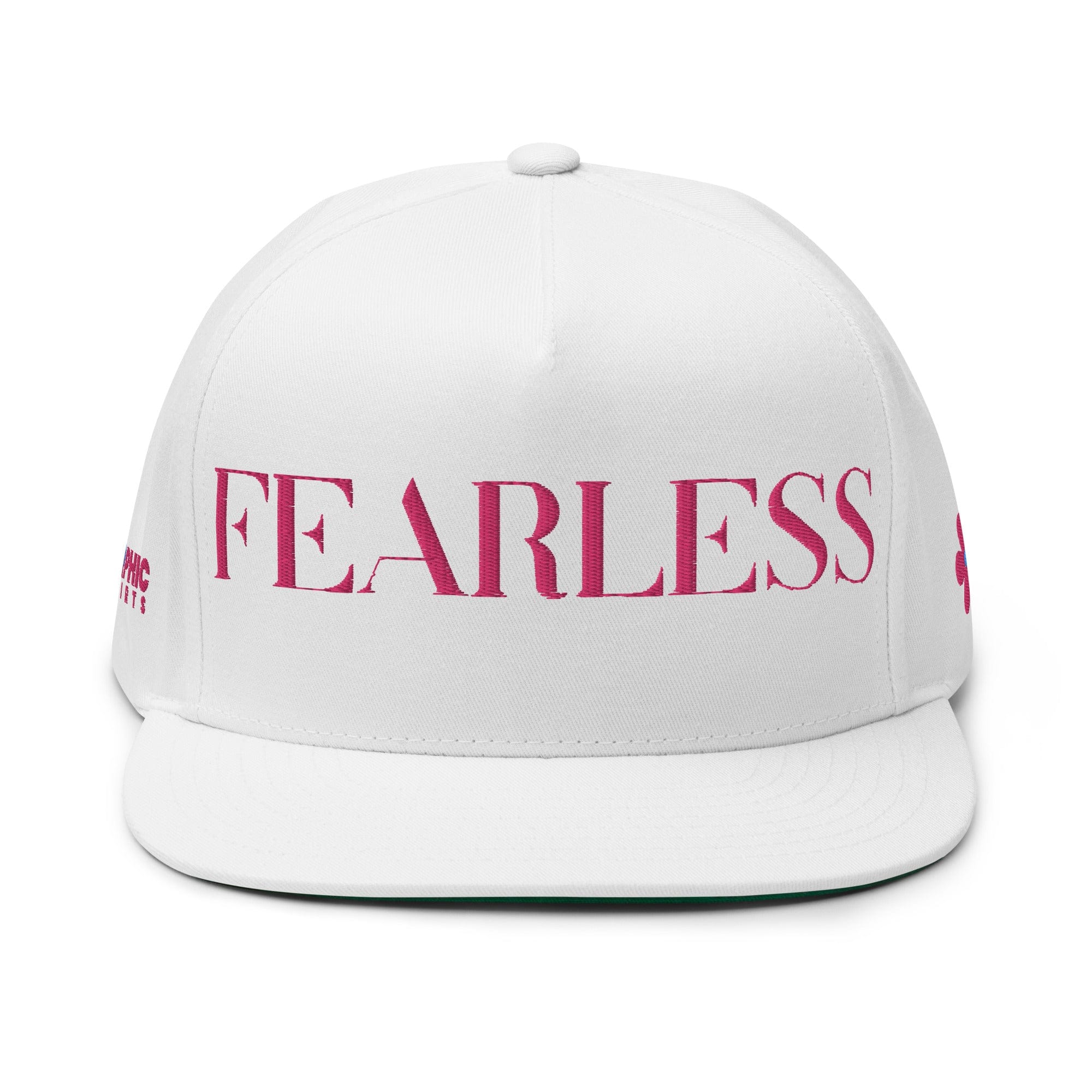 GRAPHIC T-SHIRTS Hat Flat Bill Cap - FEARLESS