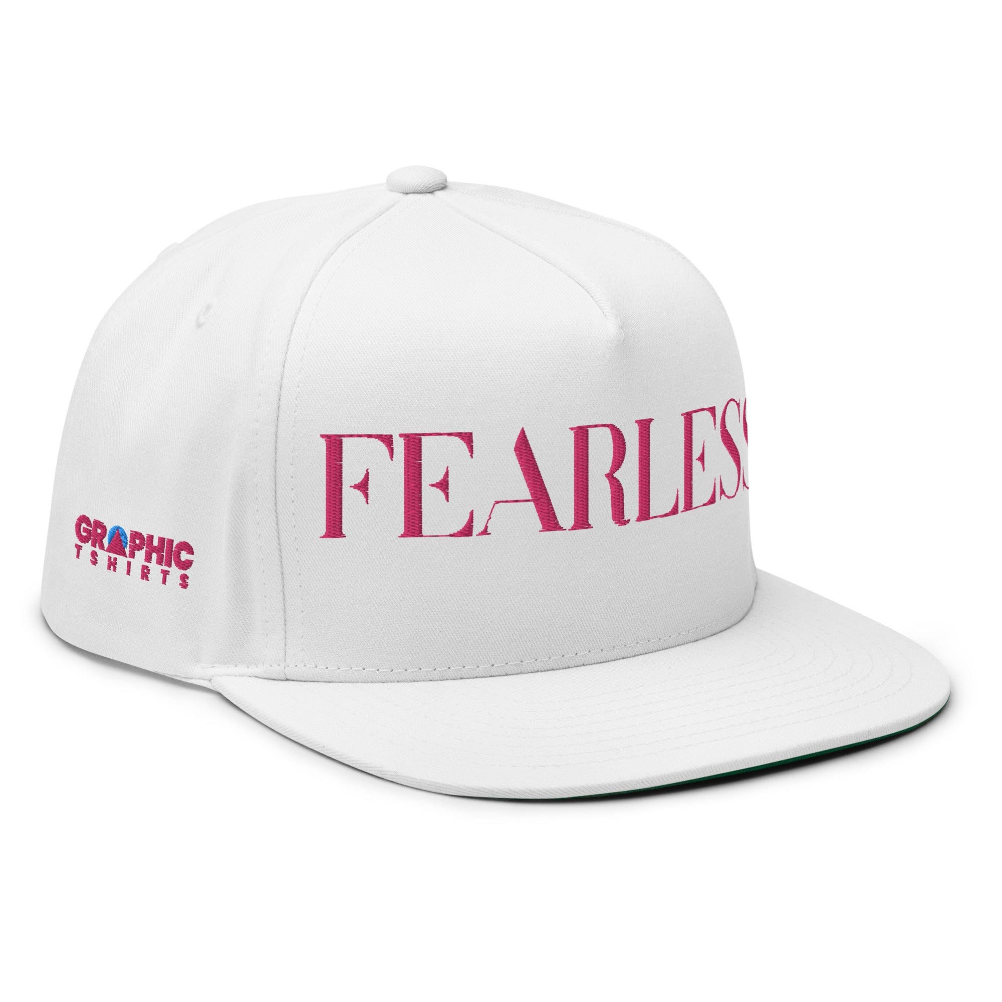 GRAPHIC T-SHIRTS Hat Flat Bill Cap - FEARLESS