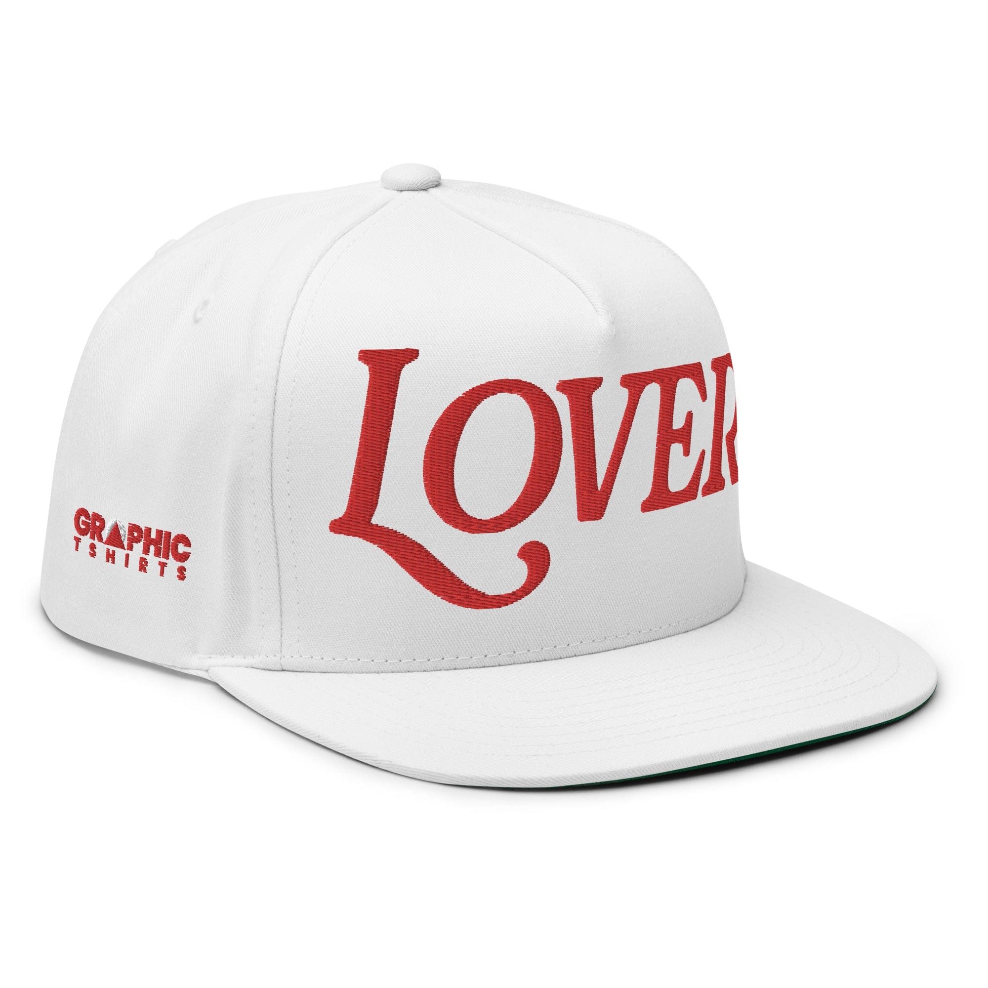 GRAPHIC T-SHIRTS Hat Flat Bill Cap - LOVER