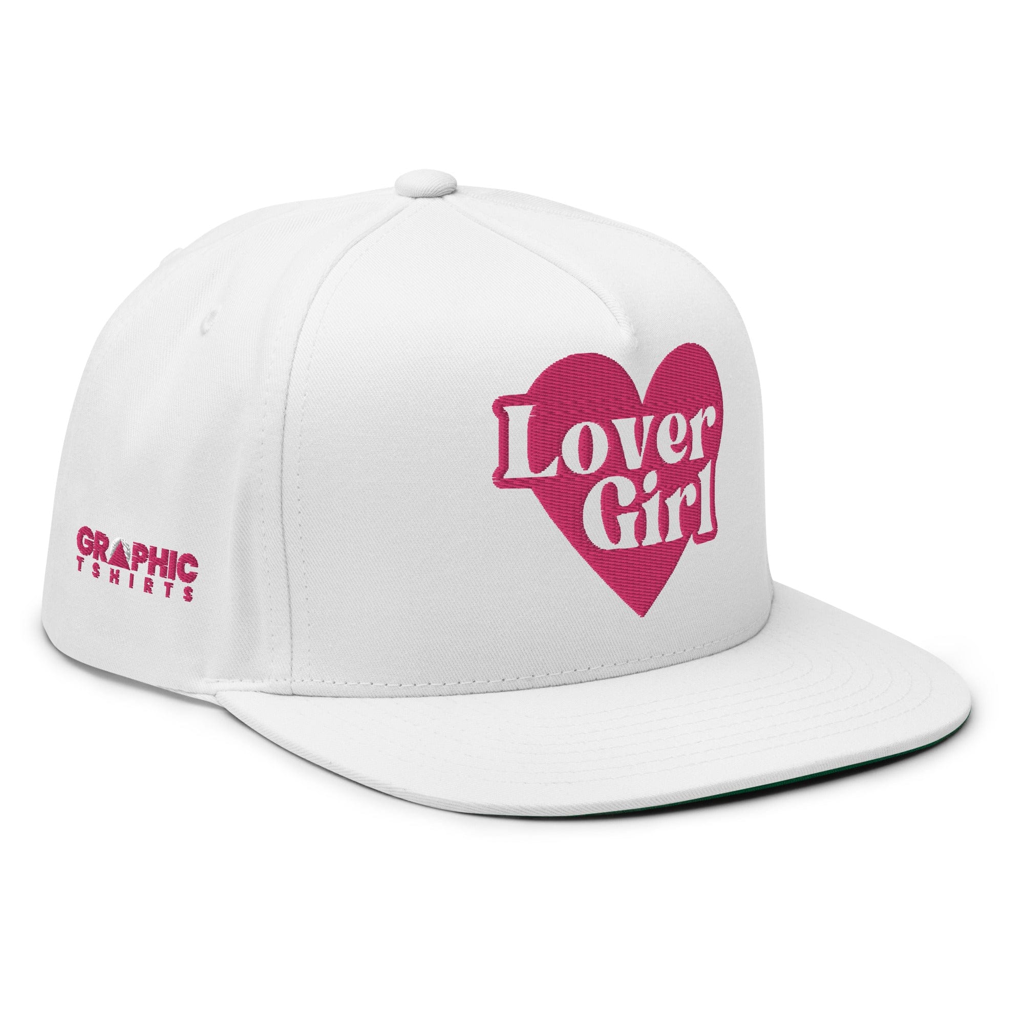 GRAPHIC T-SHIRTS Hat Flat Bill Cap - Lover Girl