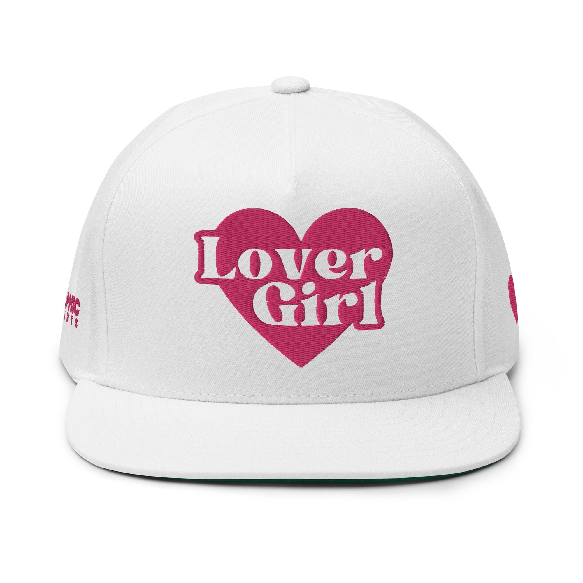 GRAPHIC T-SHIRTS Hat Flat Bill Cap - Lover Girl