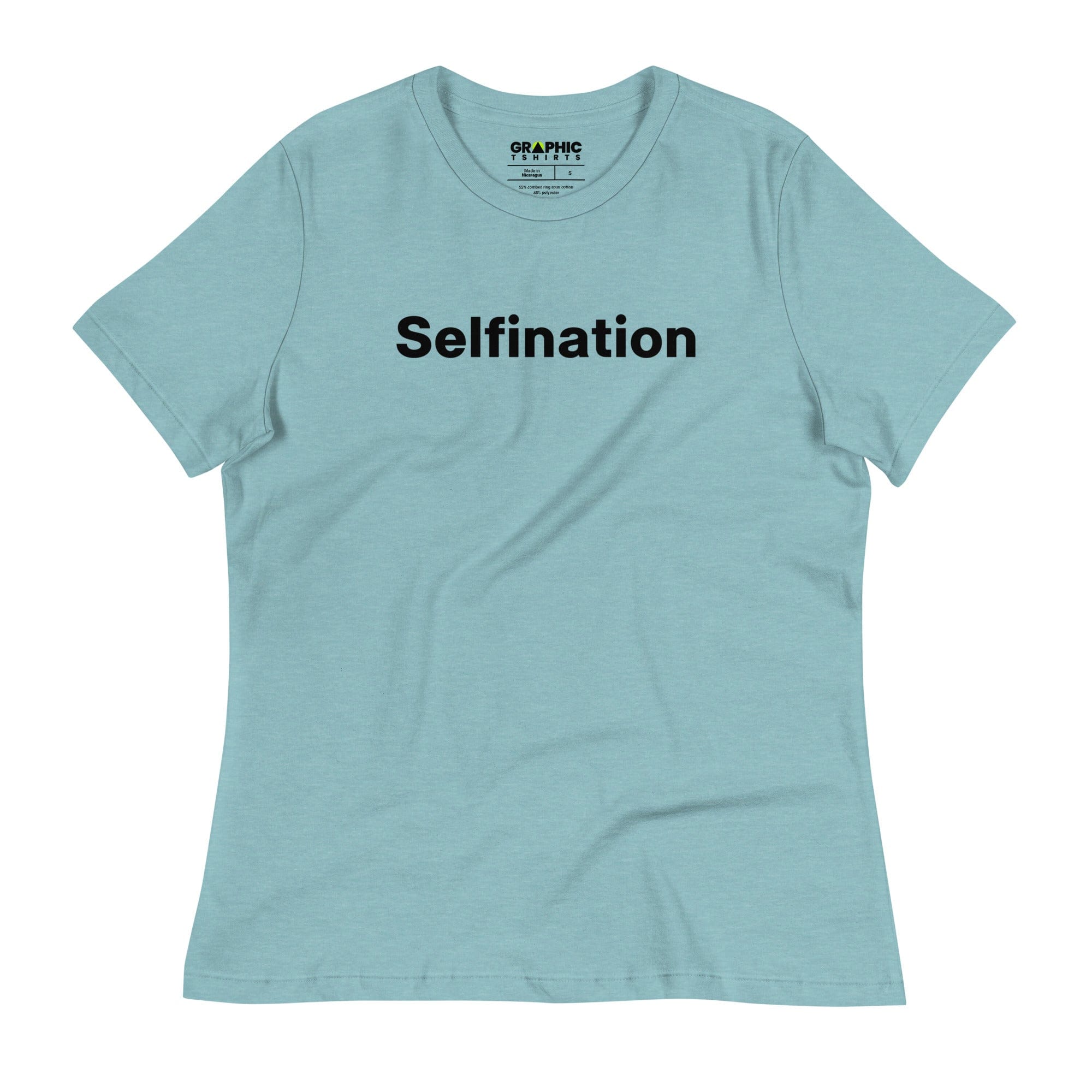 GRAPHIC T-SHIRTS Heather Blue Lagoon / S Women's Relaxed T-Shirt - Selfination