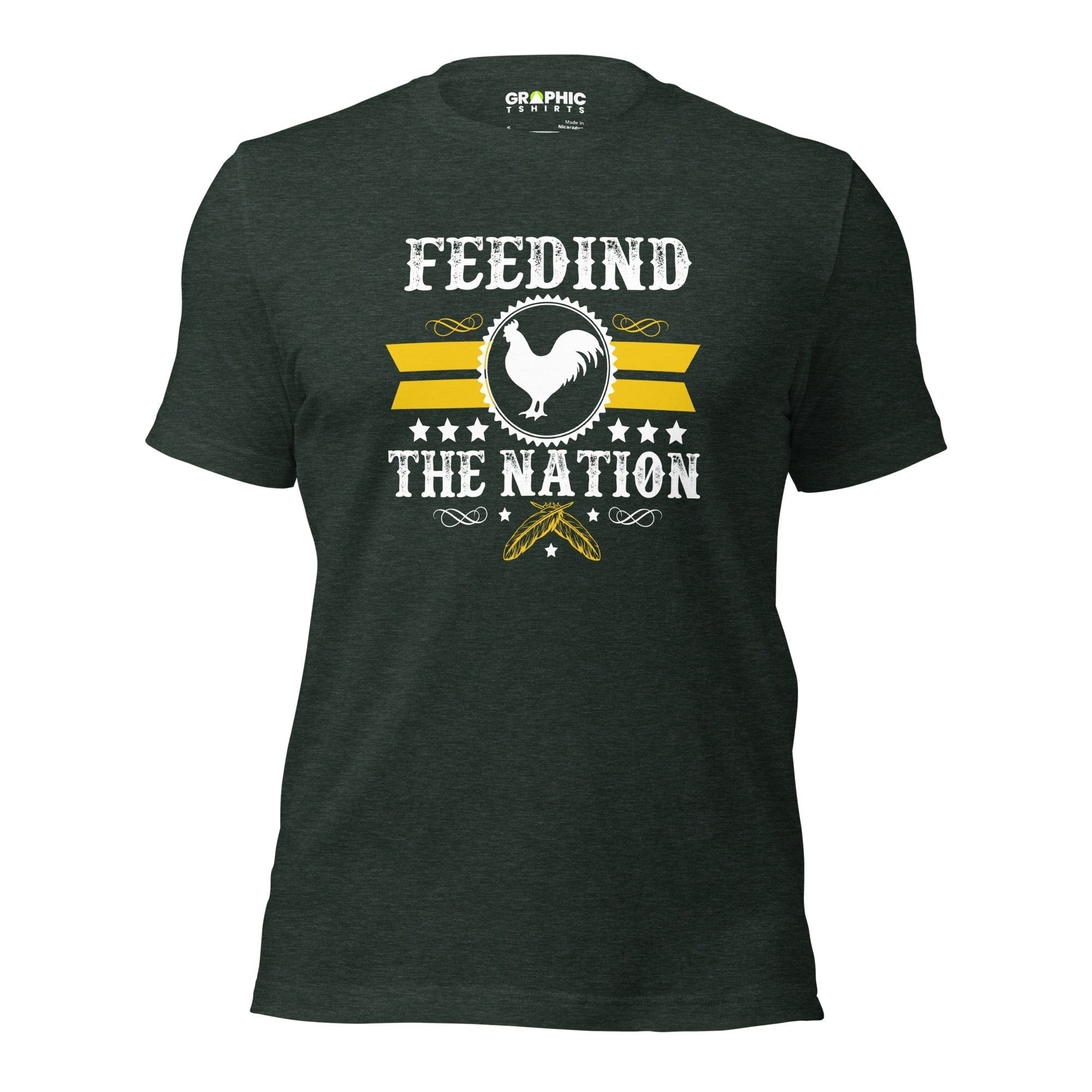 GRAPHIC T-SHIRTS Heather Forest / S Unisex Staple T-Shirt - Feedind The Nation