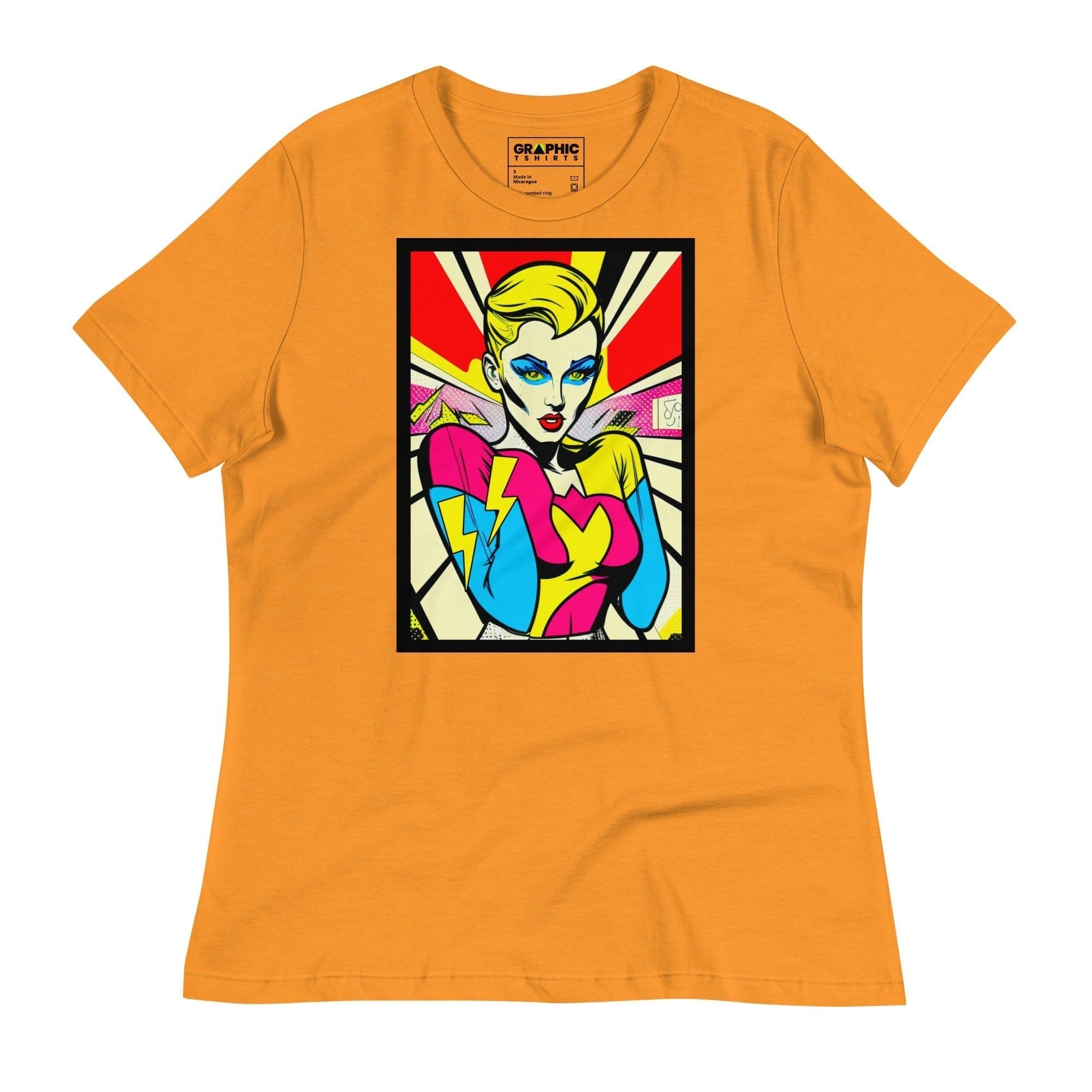 GRAPHIC T-SHIRTS Heather Marmalade / S Women's Relaxed T-Shirt - Bionic Blonde