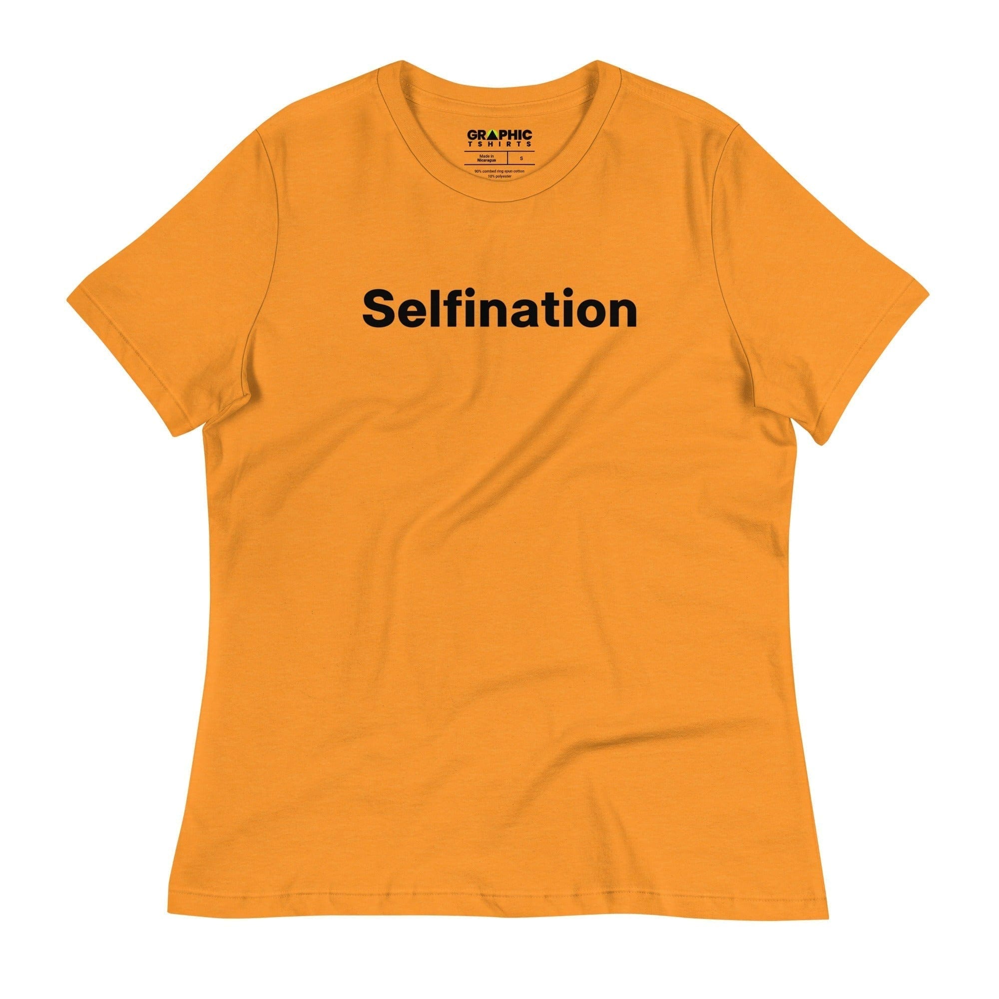 GRAPHIC T-SHIRTS Heather Marmalade / S Women's Relaxed T-Shirt - Selfination