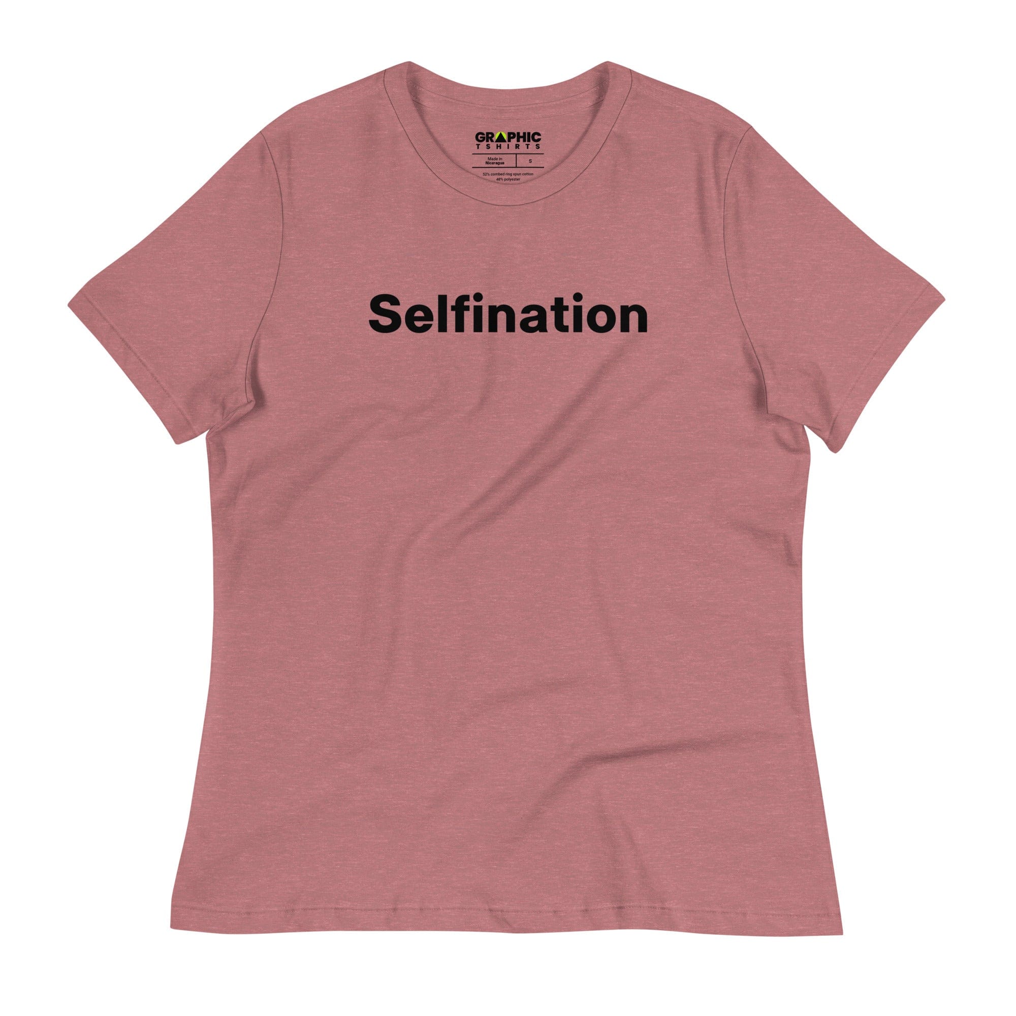 GRAPHIC T-SHIRTS Heather Mauve / S Women's Relaxed T-Shirt - Selfination