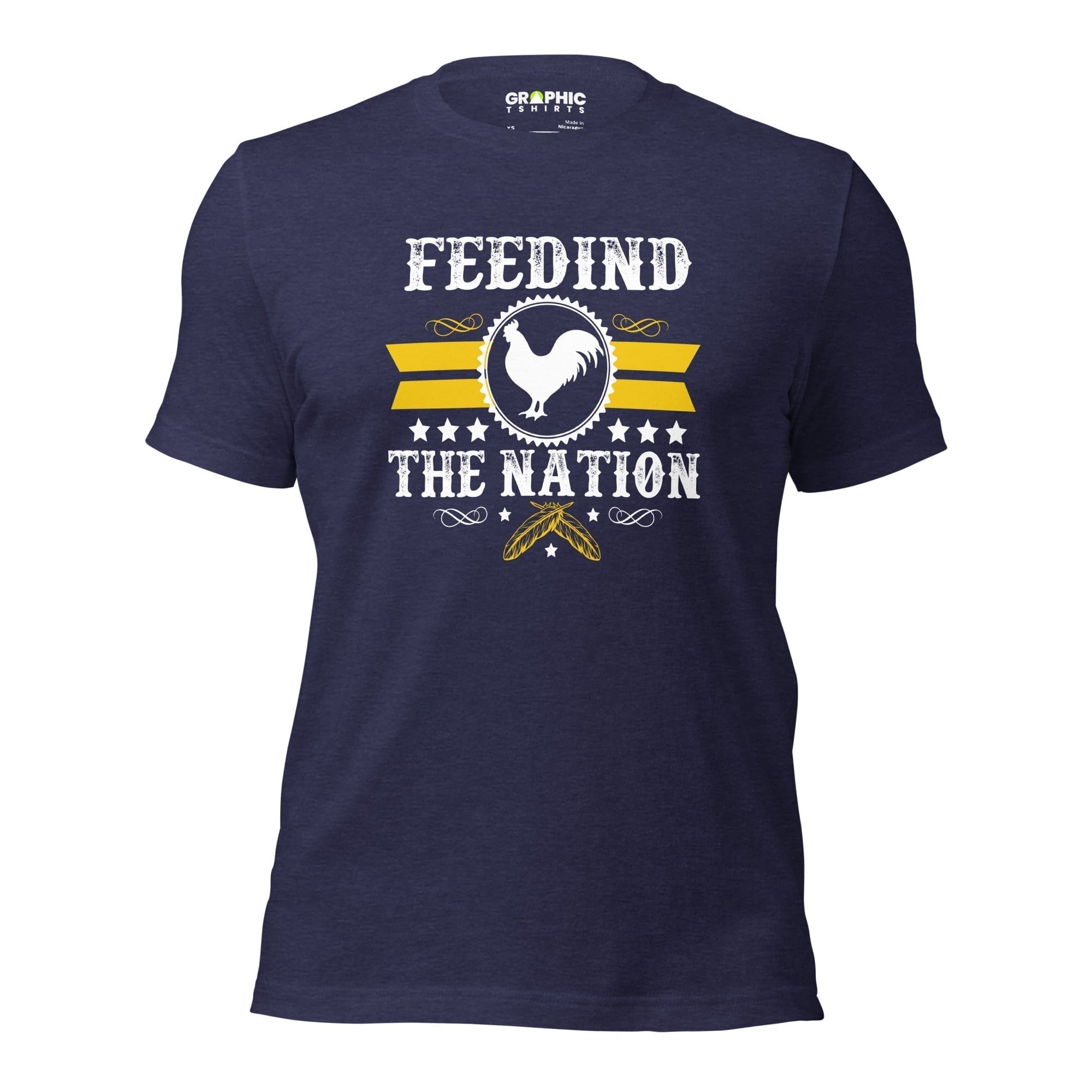 GRAPHIC T-SHIRTS Heather Midnight Navy / XS Unisex Staple T-Shirt - Feedind The Nation