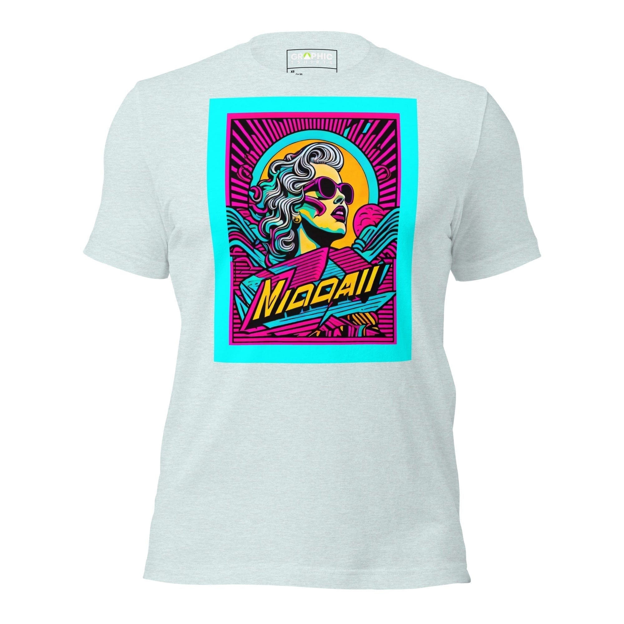 GRAPHIC T-SHIRTS Heather Prism Ice Blue / XS Unisex Crew Neck T-Shirt - Miami Heatwave Series v.10