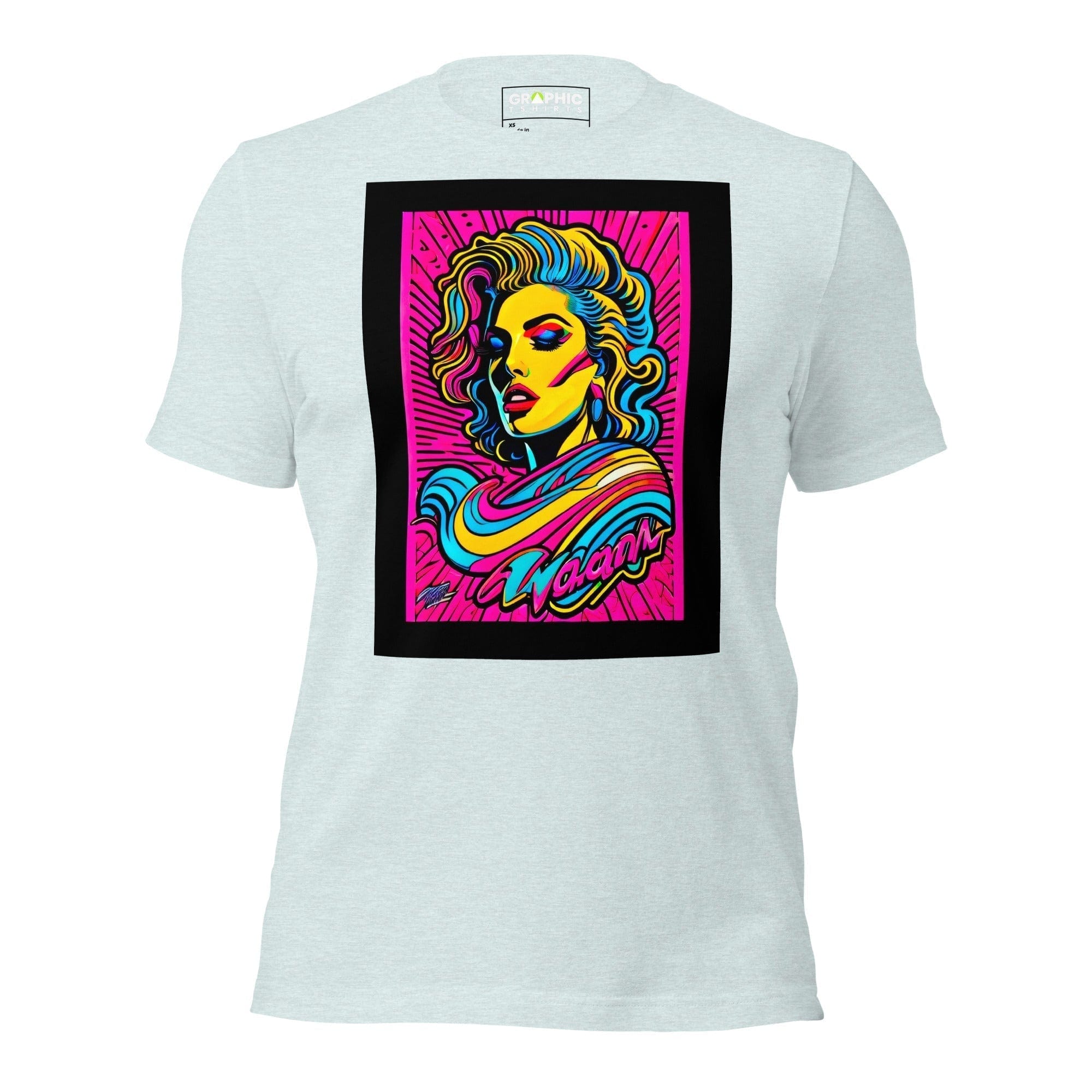 GRAPHIC T-SHIRTS Heather Prism Ice Blue / XS Unisex Crew Neck T-Shirt - Miami Heatwave Series v.8