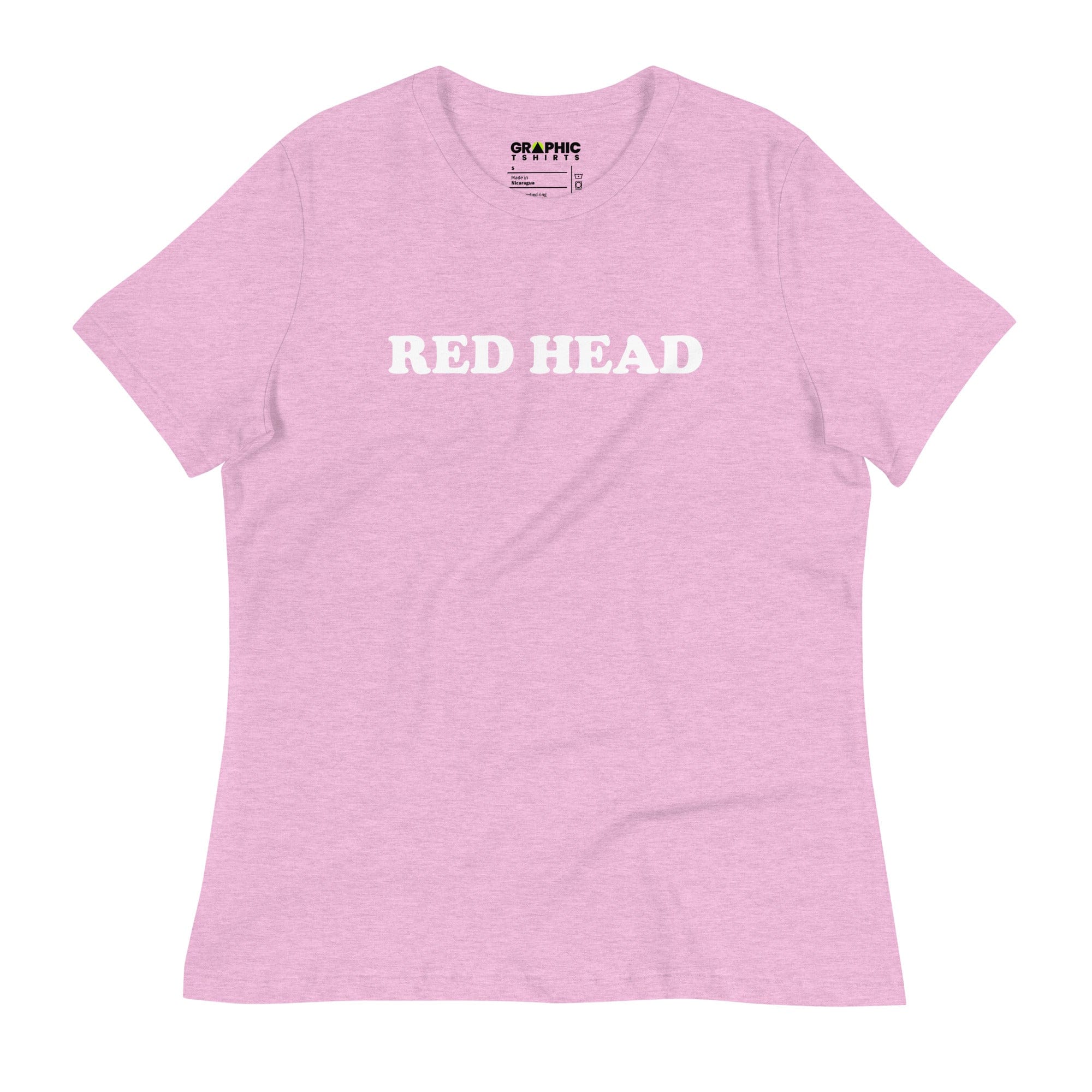 GRAPHIC T-SHIRTS Heather Prism Lilac / S Women's Relaxed T-Shirt - Red Head