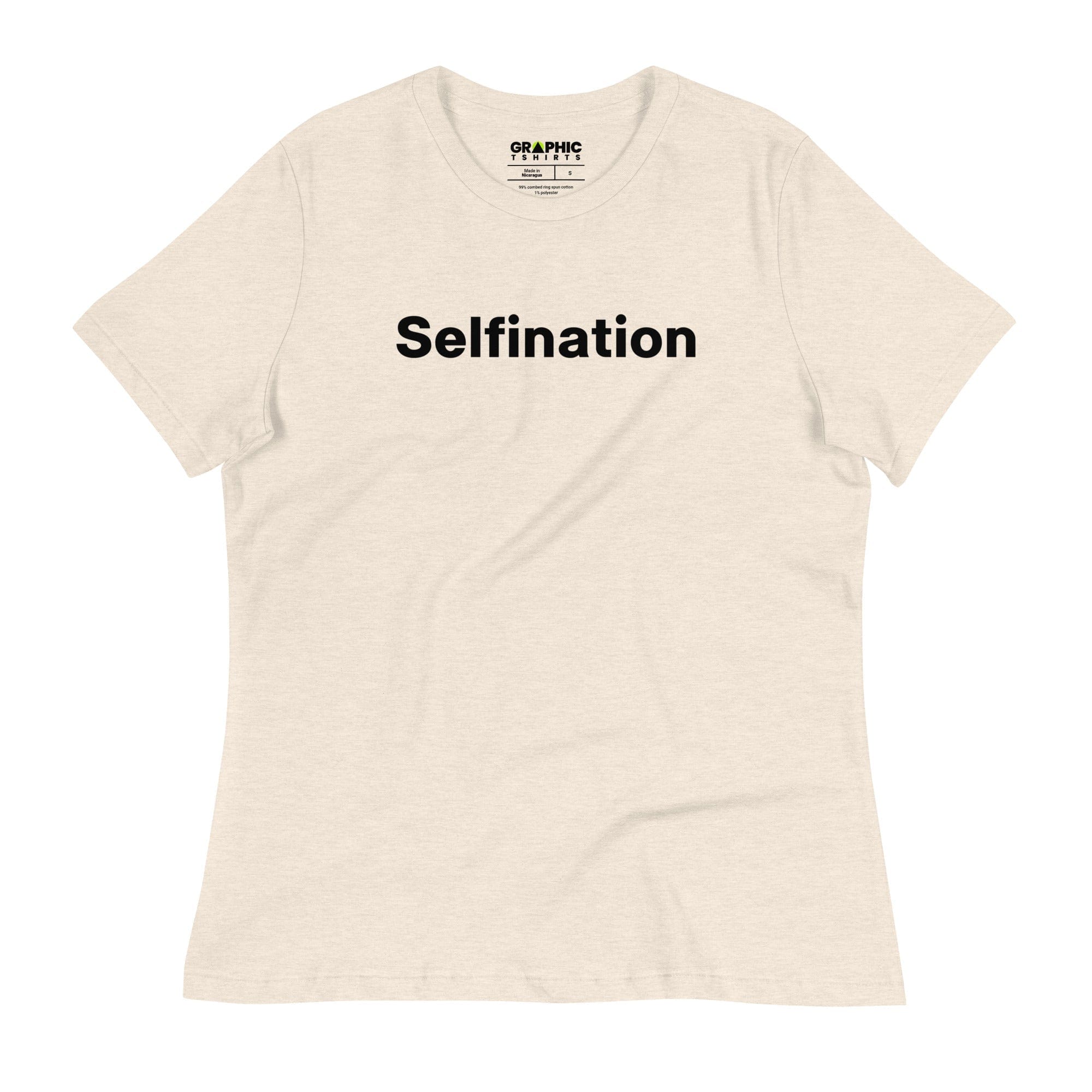 GRAPHIC T-SHIRTS Heather Prism Natural / S Women's Relaxed T-Shirt - Selfination