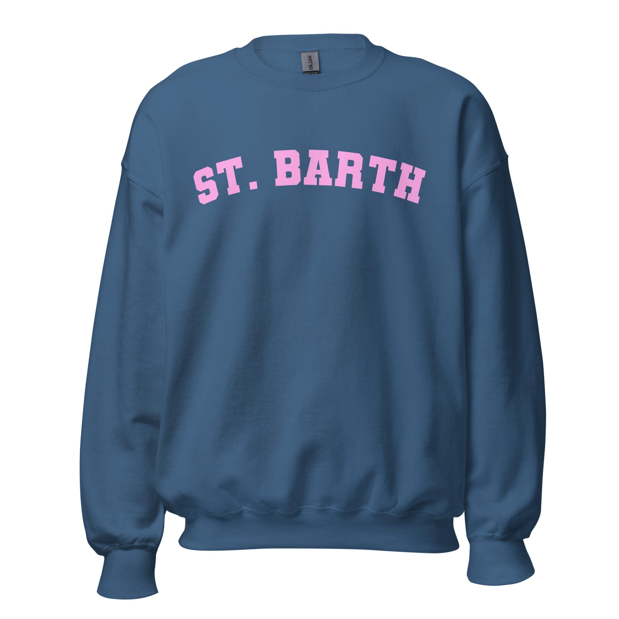 GRAPHIC T-SHIRTS Indigo Blue / S Unisex Crew Neck Sweatshirt - St. Barth