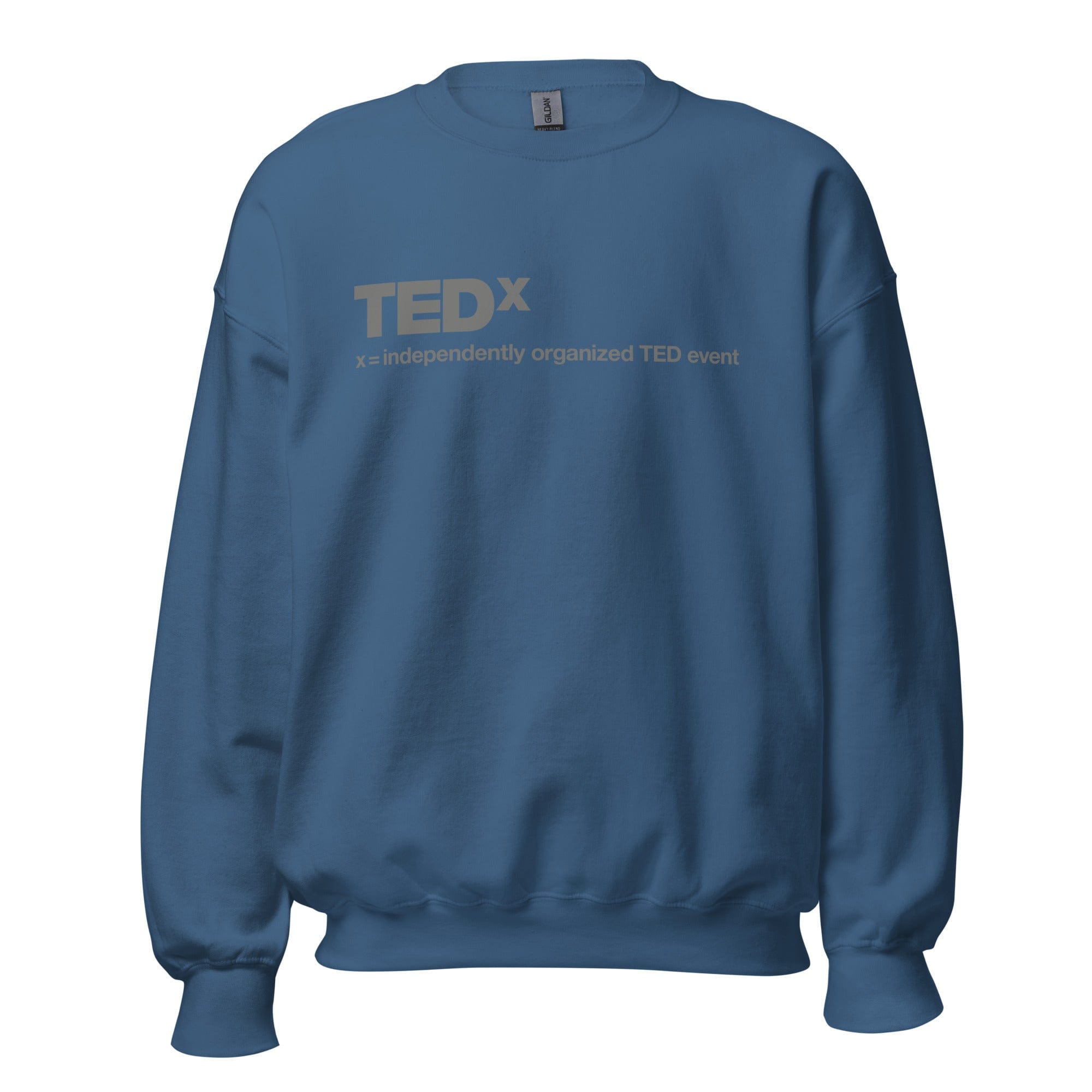 GRAPHIC T-SHIRTS Indigo Blue / S Unisex Crew Neck Sweatshirt - TEDx X = Independently Organized TED Event