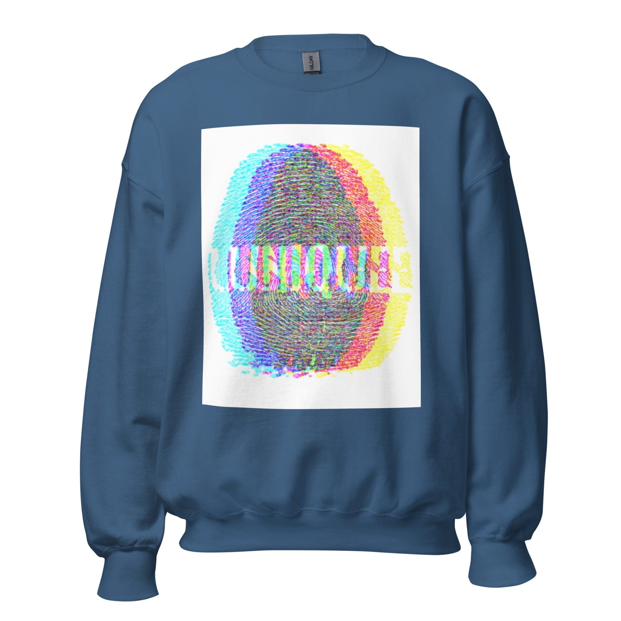 GRAPHIC T-SHIRTS Indigo Blue / S Unisex Crew Neck Sweatshirt - Unique