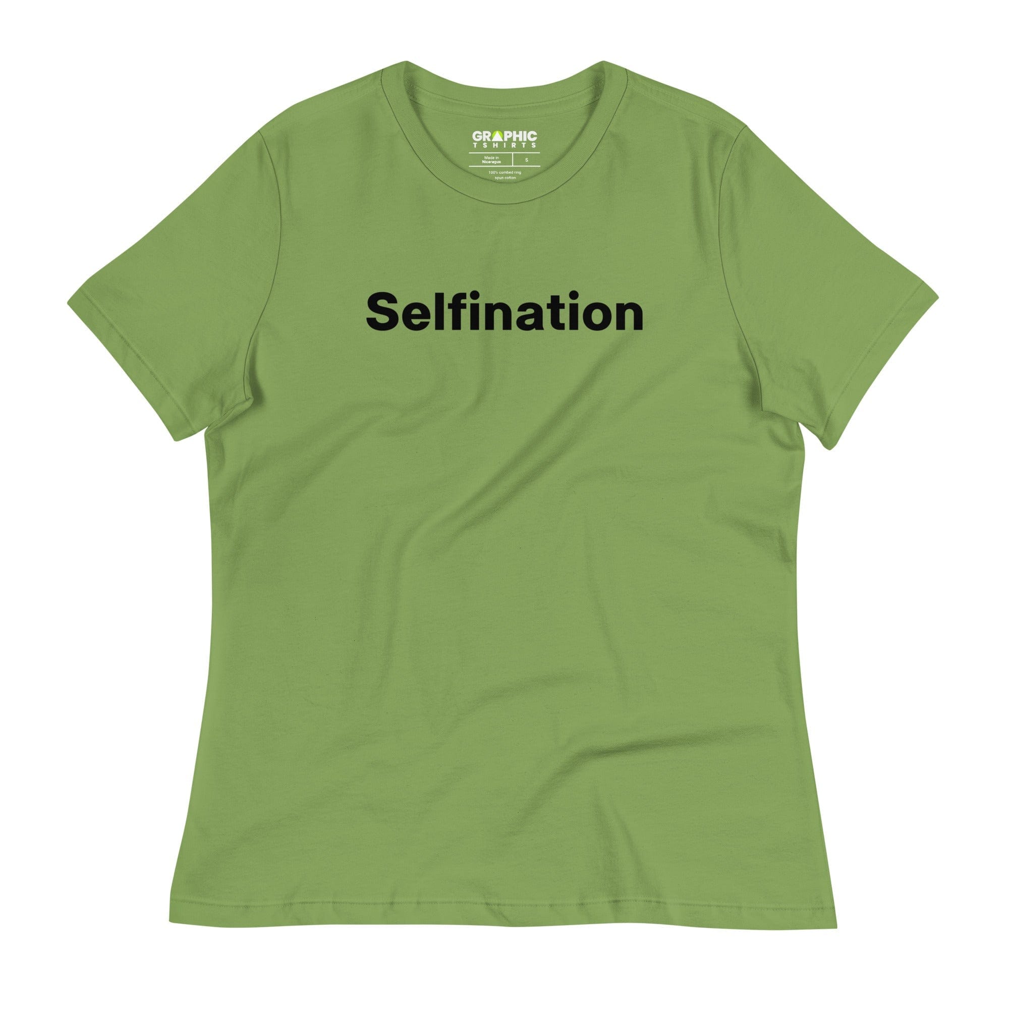 GRAPHIC T-SHIRTS Leaf / S Women's Relaxed T-Shirt - Selfination