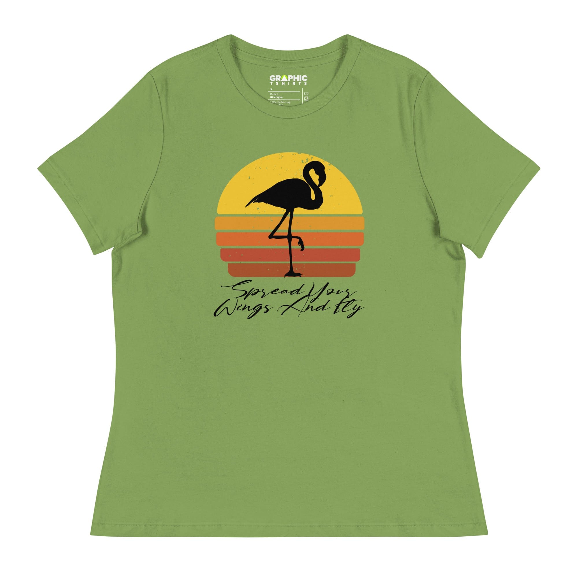 GRAPHIC T-SHIRTS Leaf / S Women's Relaxed T-Shirt - Spread Your Wings And Fly