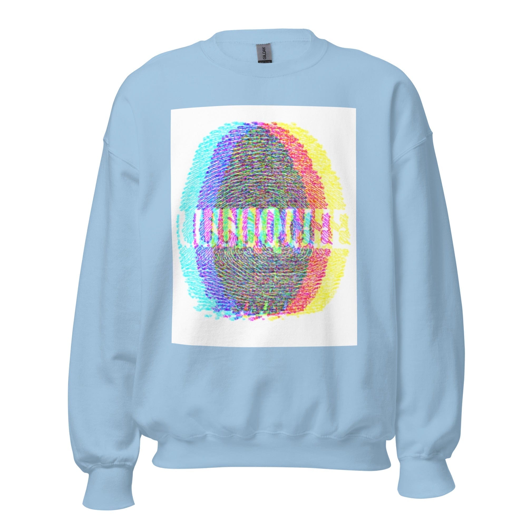 GRAPHIC T-SHIRTS Light Blue / S Unisex Crew Neck Sweatshirt - Unique