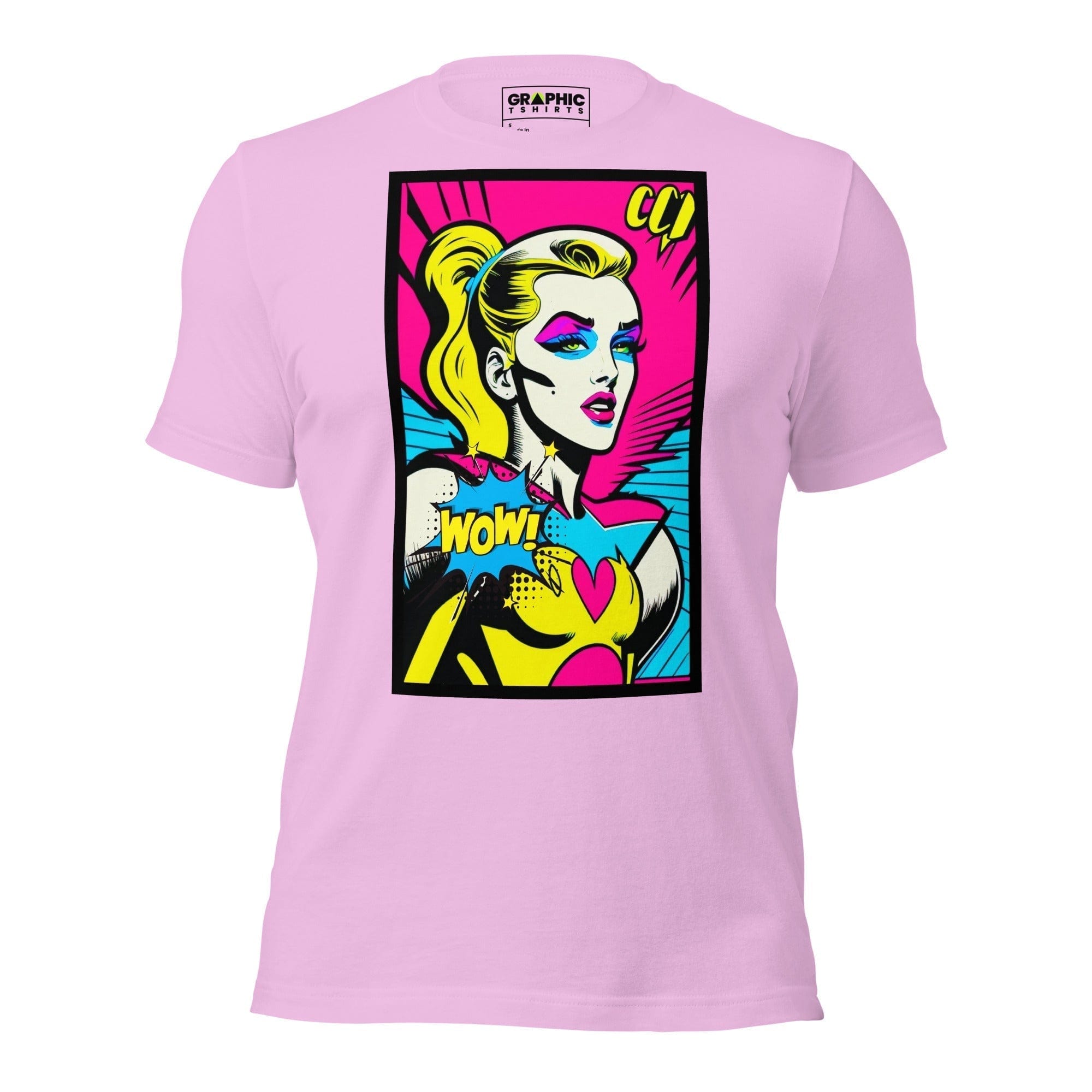 GRAPHIC T-SHIRTS Lilac / S Unisex Crew Neck T-Shirt - Bionic Blonde