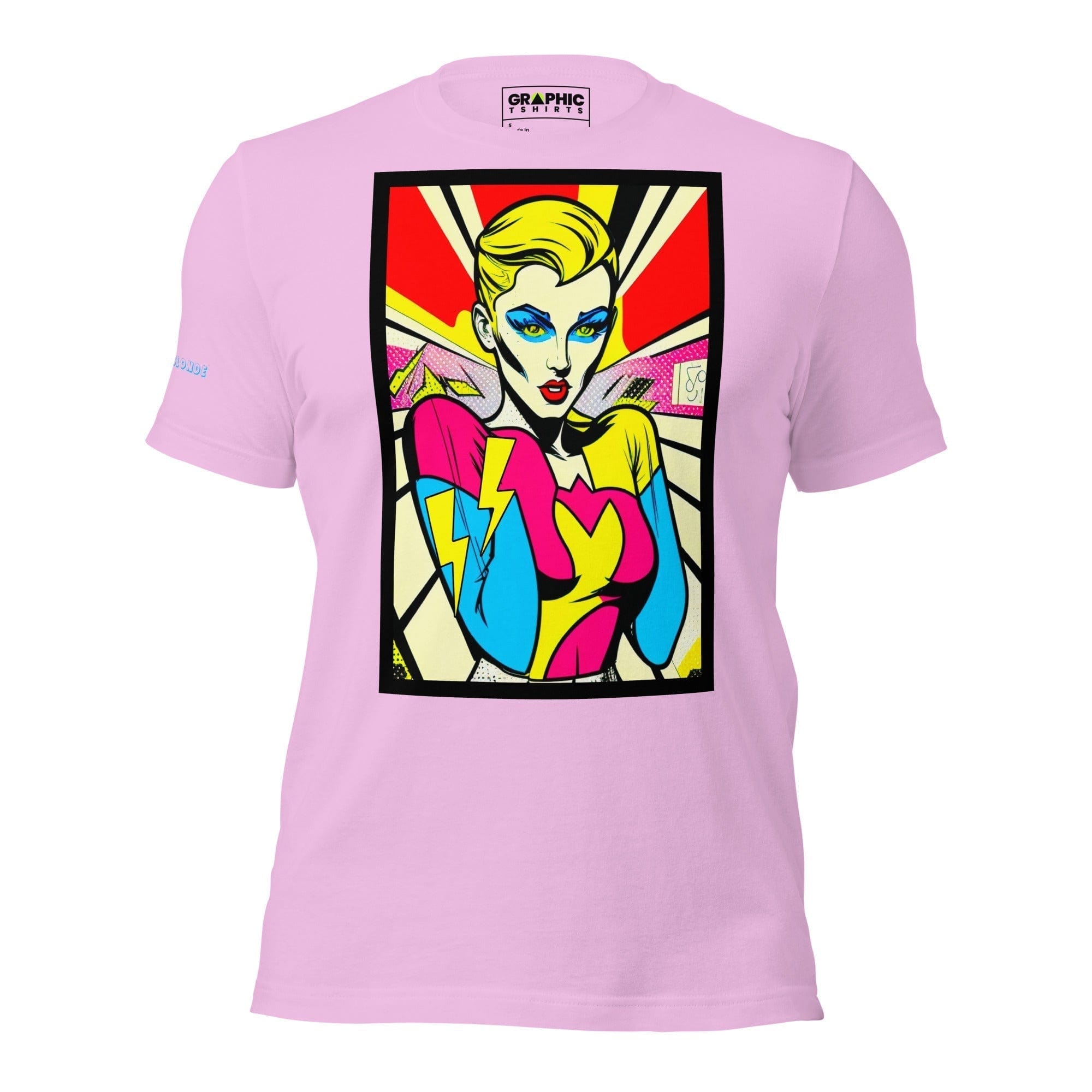 GRAPHIC T-SHIRTS Lilac / S Unisex Crew Neck T-Shirt - Bionic Blonde