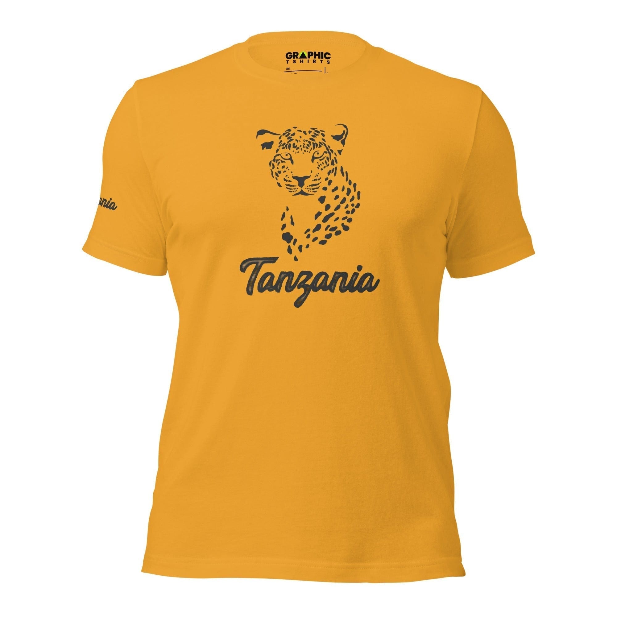 GRAPHIC T-SHIRTS Mustard / XS Unisex Crew Neck T-Shirt - Tanzania