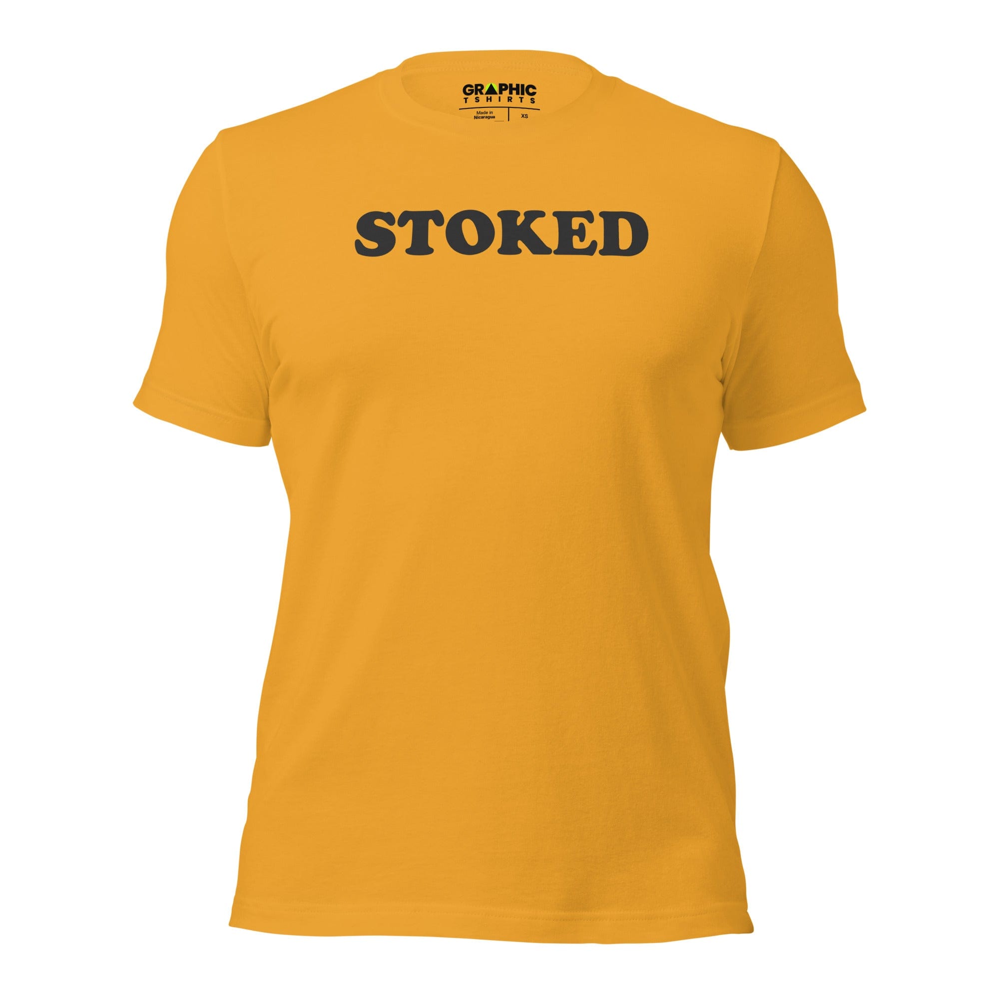 GRAPHIC T-SHIRTS Mustard / XS Unisex Staple T-Shirt - Stoked