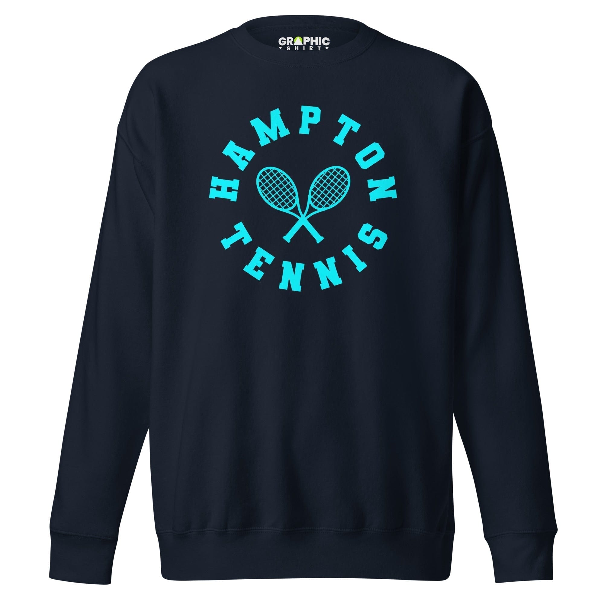 GRAPHIC T-SHIRTS Navy Blazer / S Unisex Premium Sweatshirt - Hampton Tennis