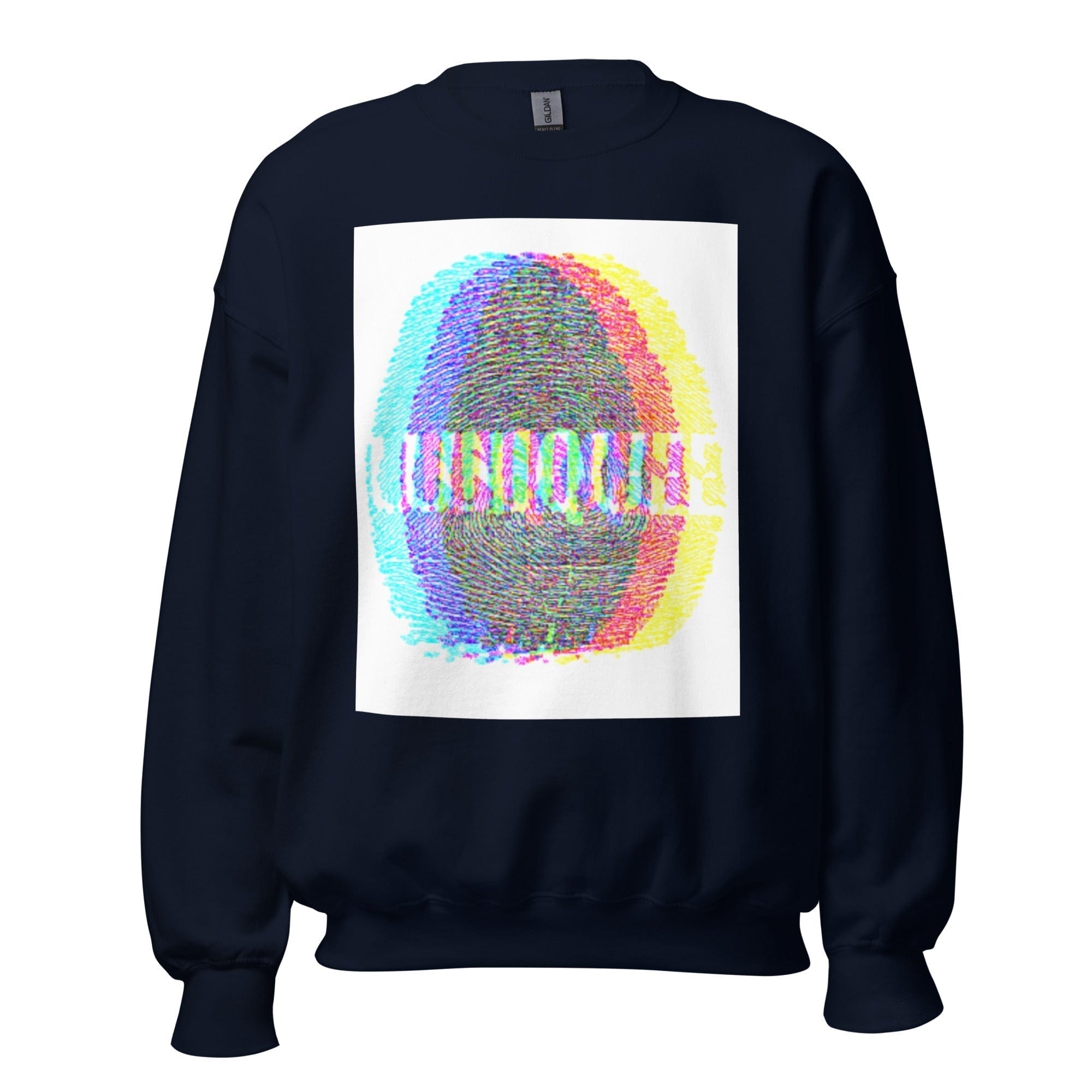 GRAPHIC T-SHIRTS Navy / S Unisex Crew Neck Sweatshirt - Unique