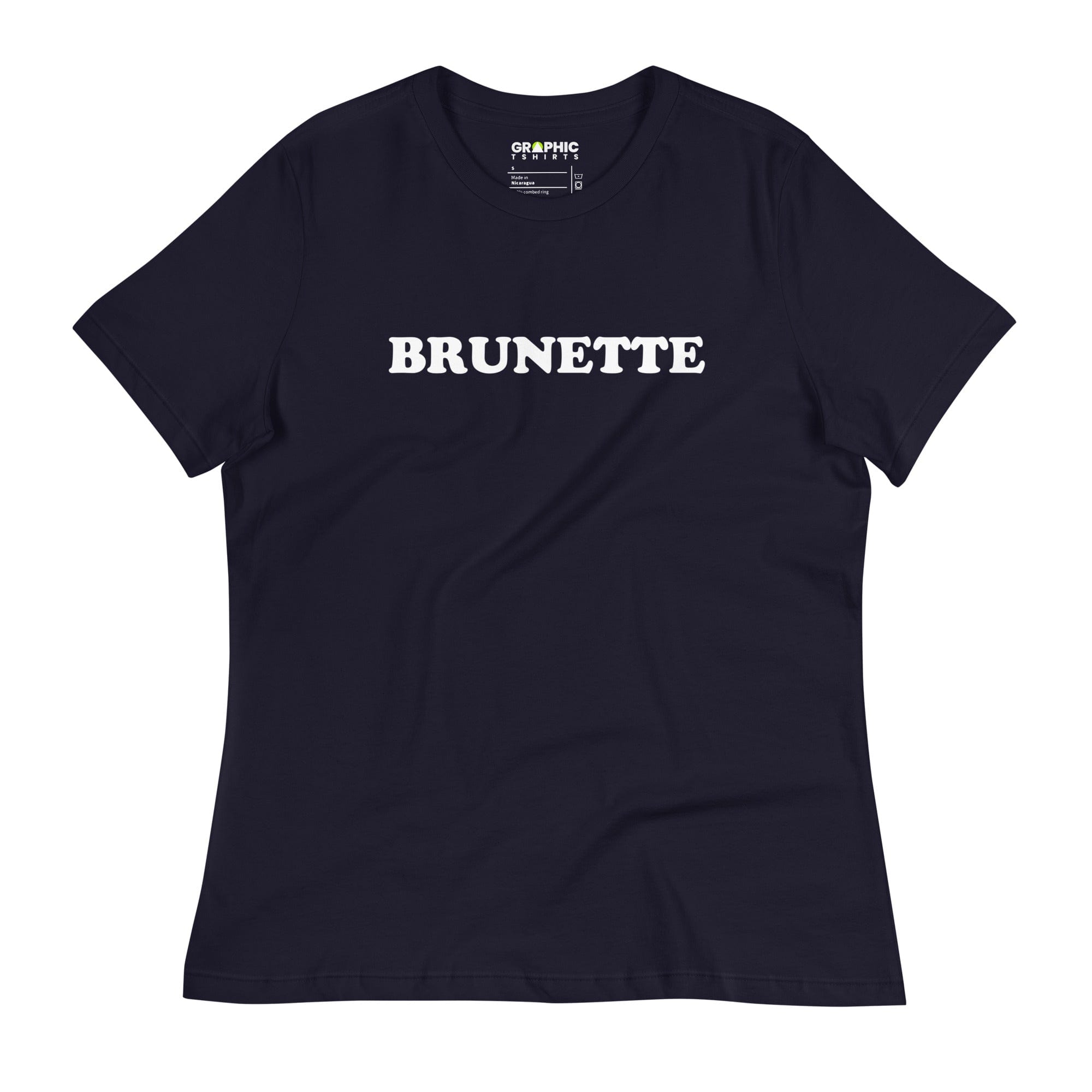 GRAPHIC T-SHIRTS Navy / S Women's Relaxed T-Shirt - Brunette