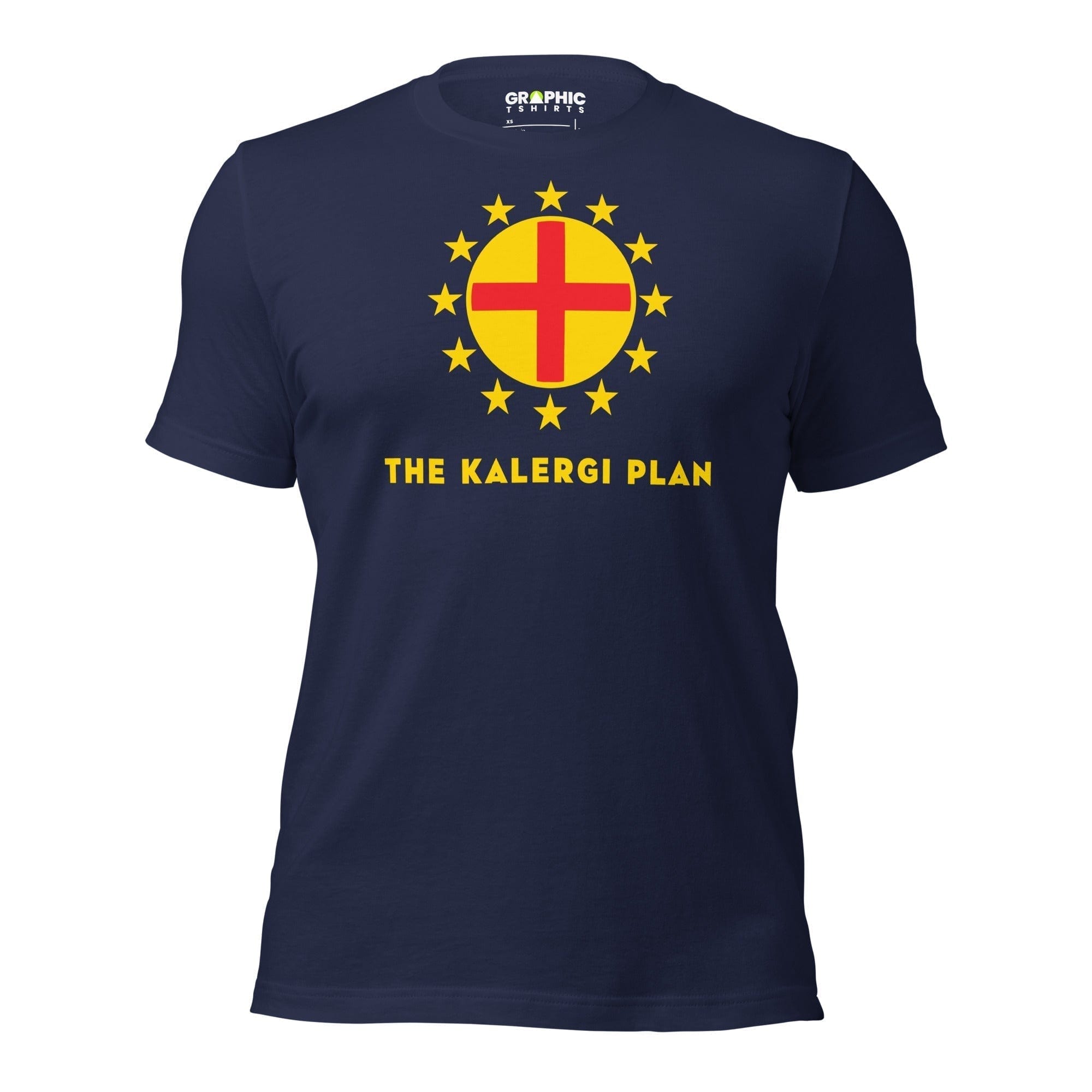 GRAPHIC T-SHIRTS Navy / XS Unisex Crew Neck T-Shirt - The Kalergi Plan