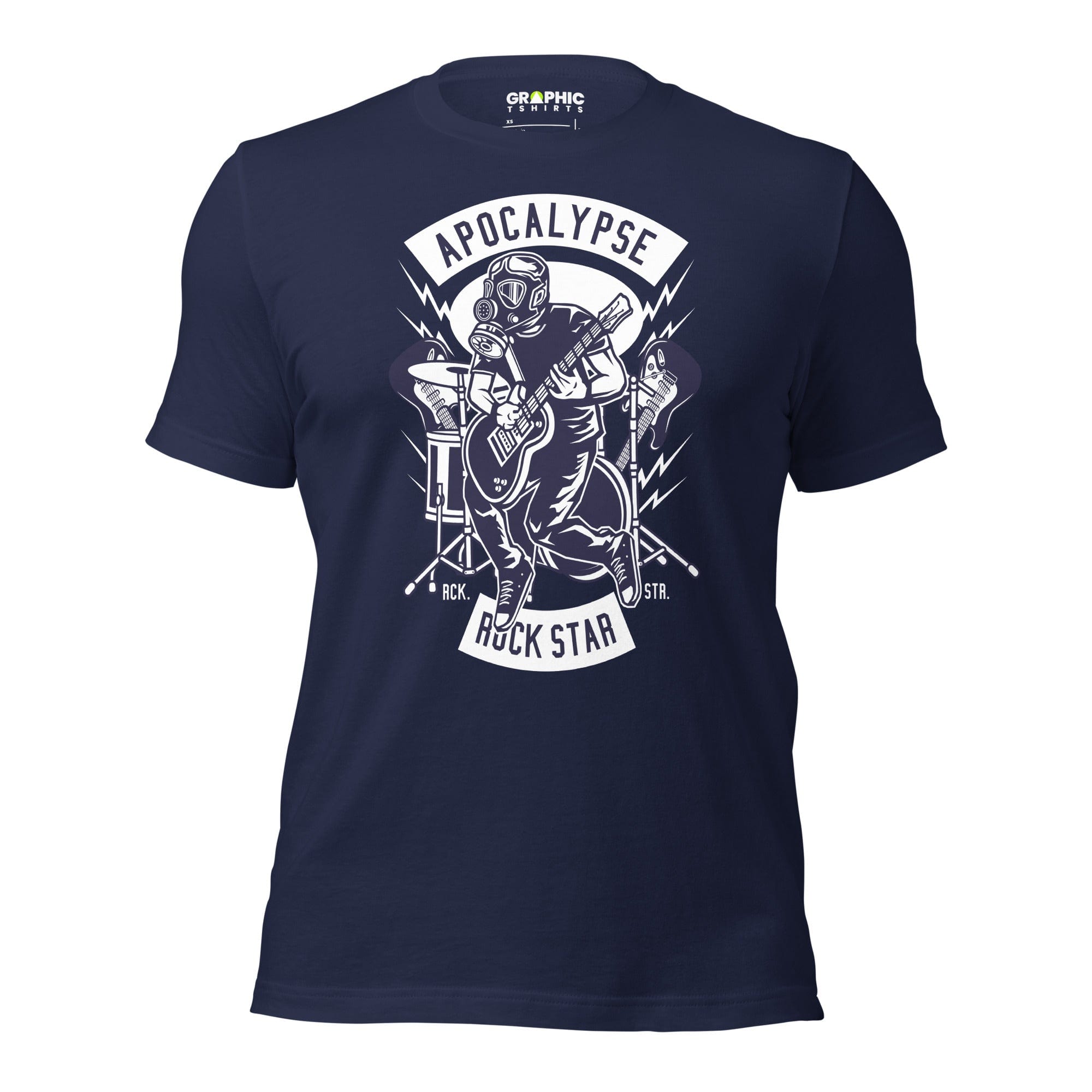 GRAPHIC T-SHIRTS Navy / XS Unisex Staple T-Shirt - Apocalypse Rock Star