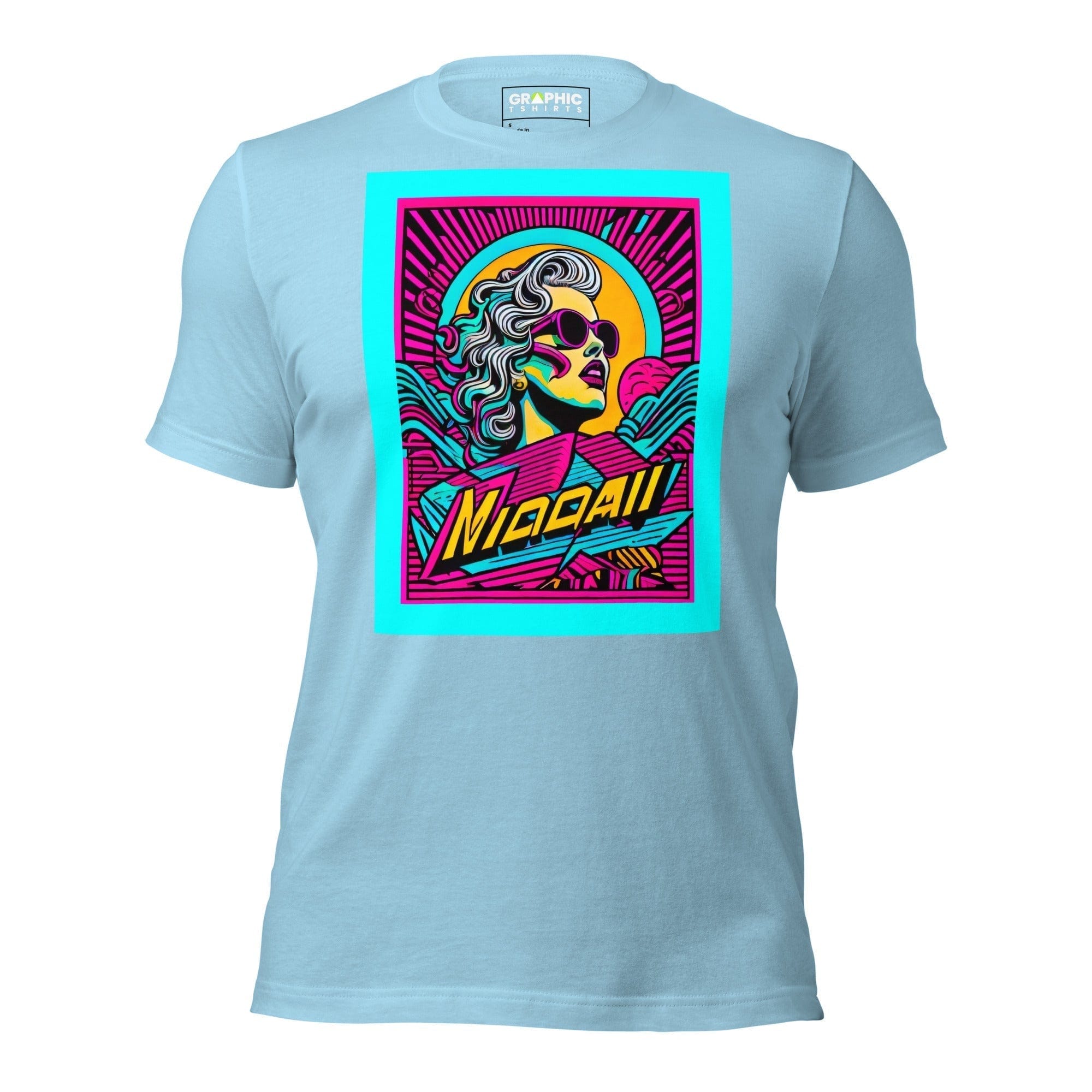 GRAPHIC T-SHIRTS Ocean Blue / S Unisex Crew Neck T-Shirt - Miami Heatwave Series v.10