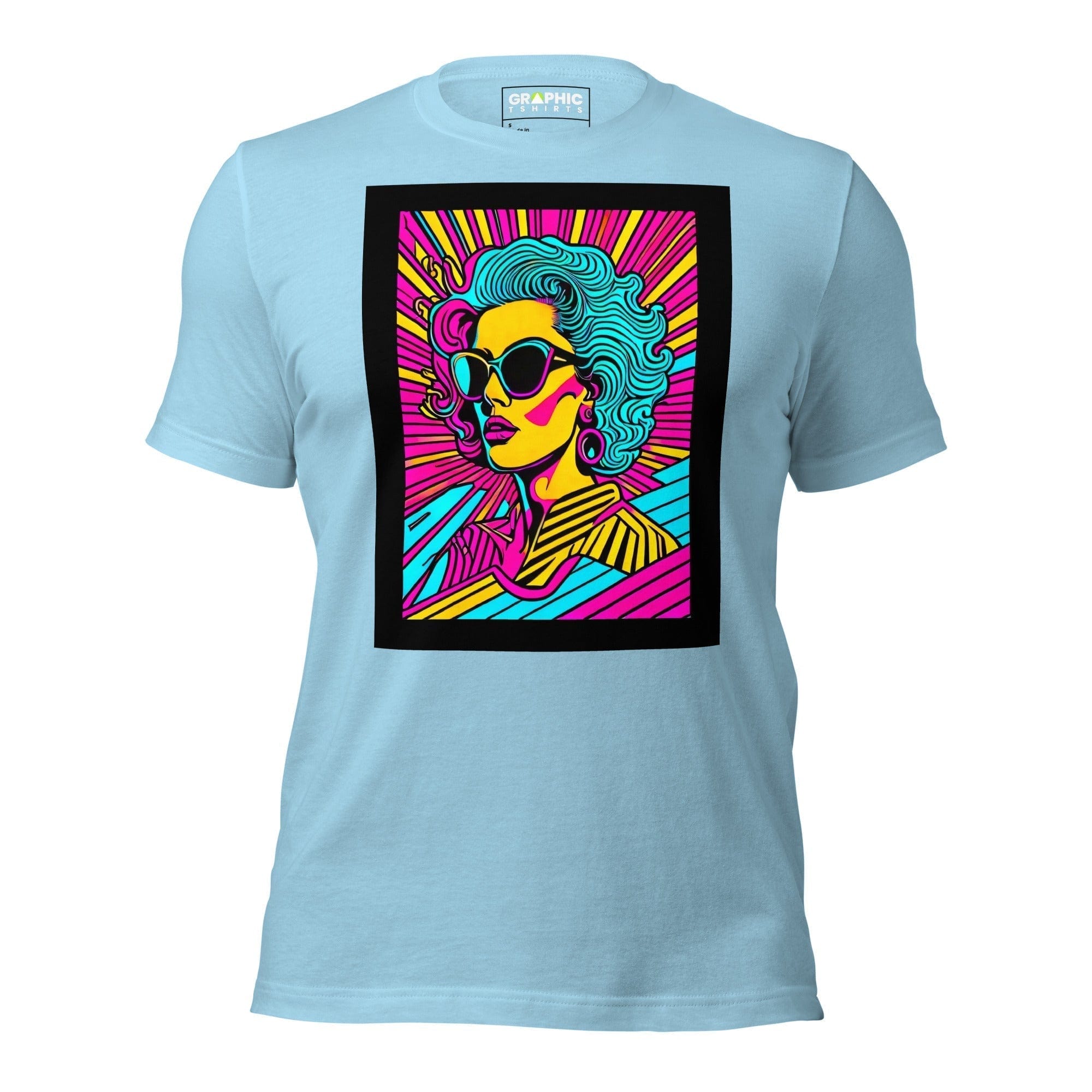 GRAPHIC T-SHIRTS Ocean Blue / S Unisex Crew Neck T-Shirt - Miami Heatwave Series v.14