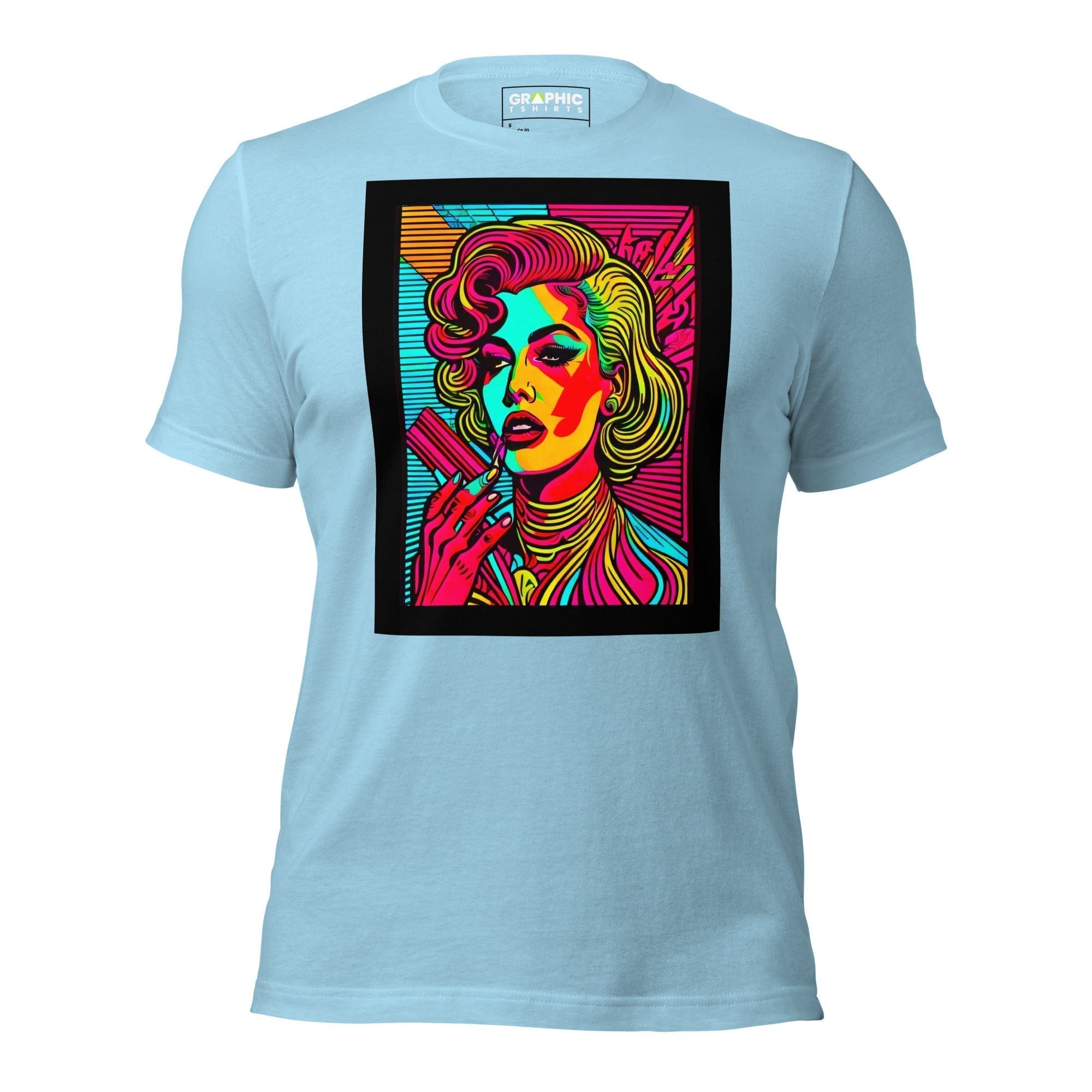 GRAPHIC T-SHIRTS Ocean Blue / S Unisex Crew Neck T-Shirt - Miami Heatwave Series v.5