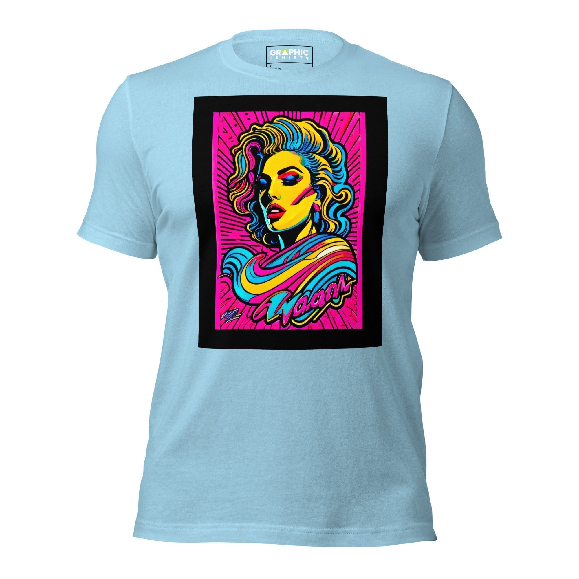 GRAPHIC T-SHIRTS Ocean Blue / S Unisex Crew Neck T-Shirt - Miami Heatwave Series v.8