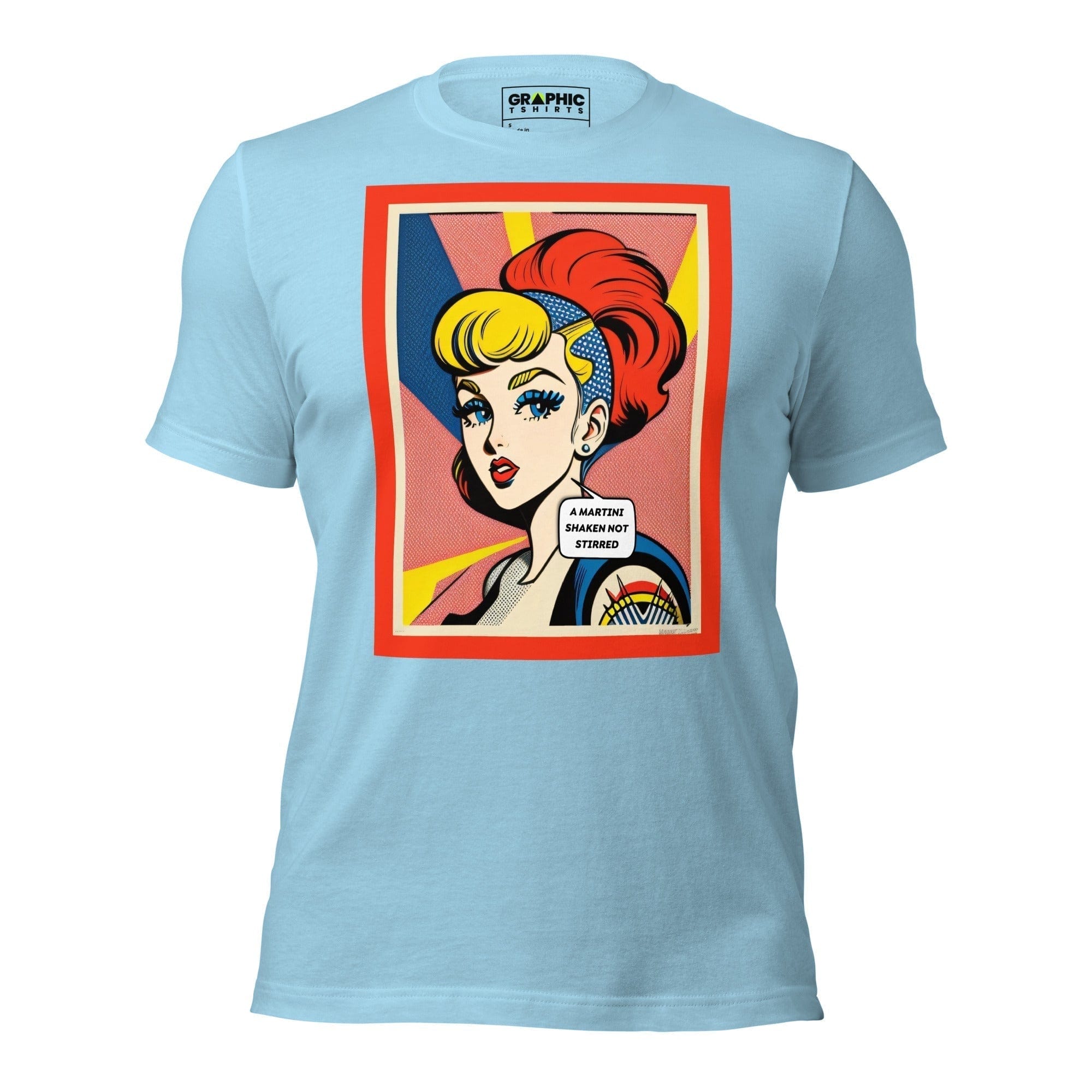 GRAPHIC T-SHIRTS Ocean Blue / S Unisex Crew Neck T-Shirt - Vintage American Comic Series v.42