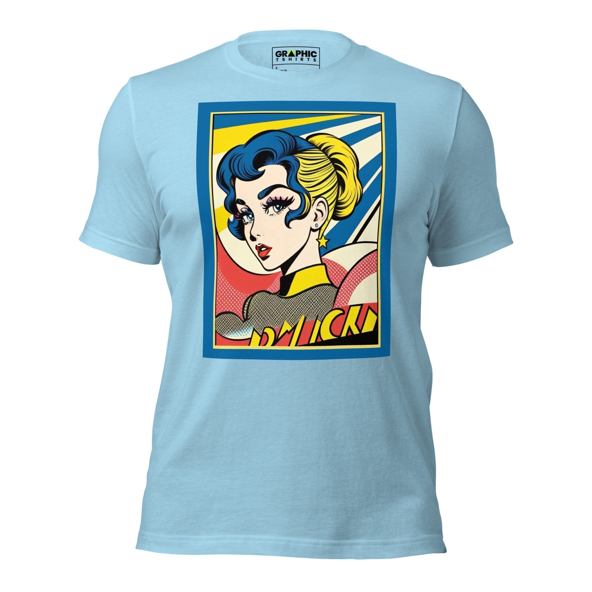 GRAPHIC T-SHIRTS Ocean Blue / S Unisex Crew Neck T-Shirt - Vintage American Comic Series v.7