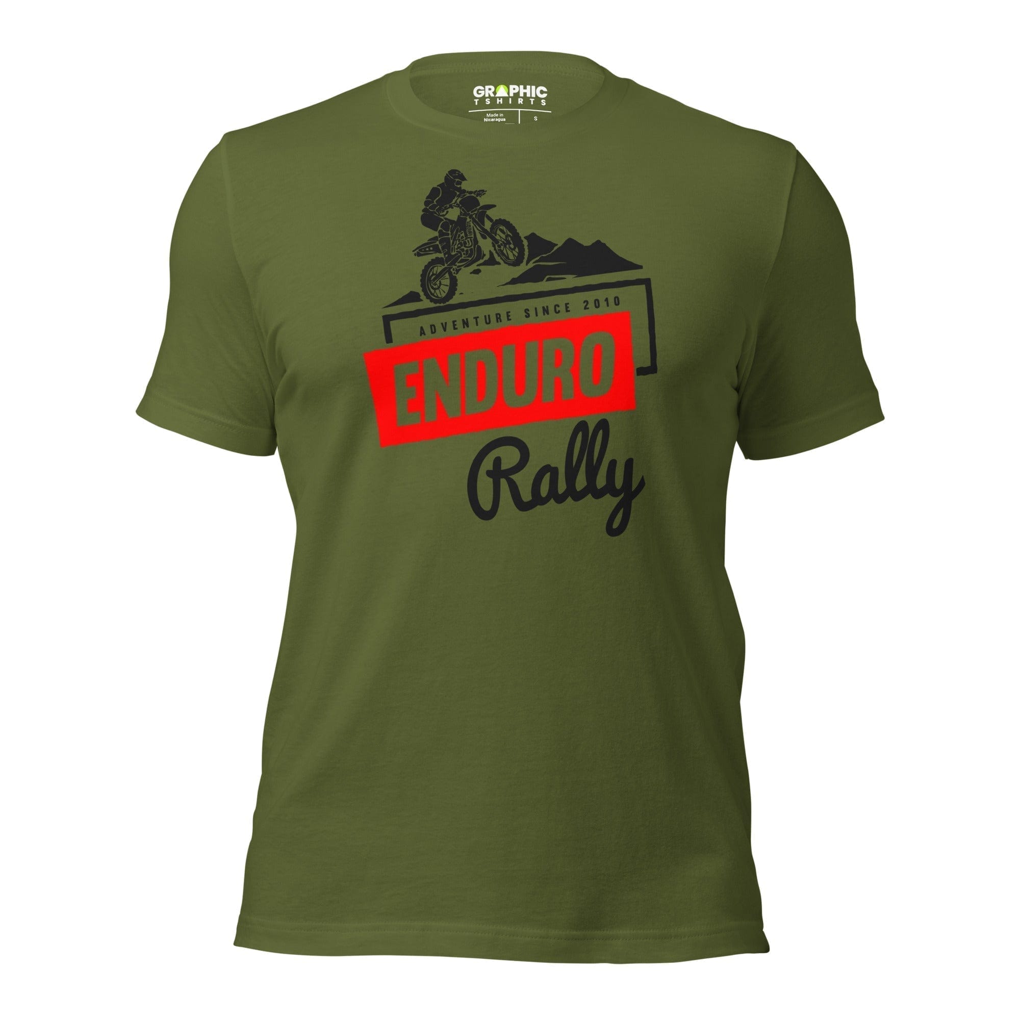 GRAPHIC T-SHIRTS Olive / S Unisex Staple T-Shirt - Enduro Rally Adventures Since 2010