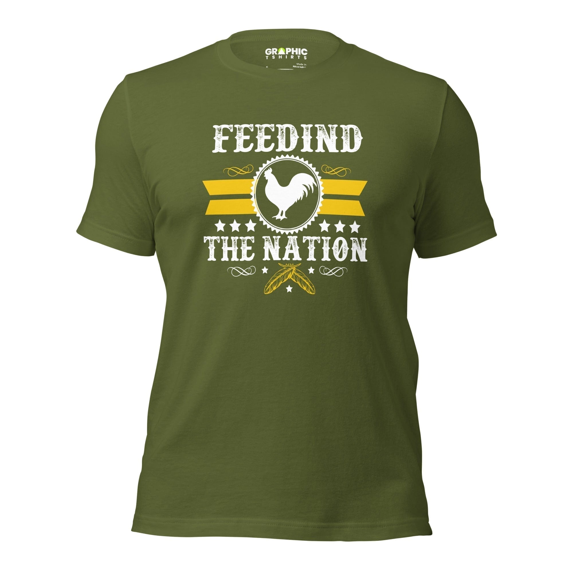 GRAPHIC T-SHIRTS Olive / S Unisex Staple T-Shirt - Feedind The Nation