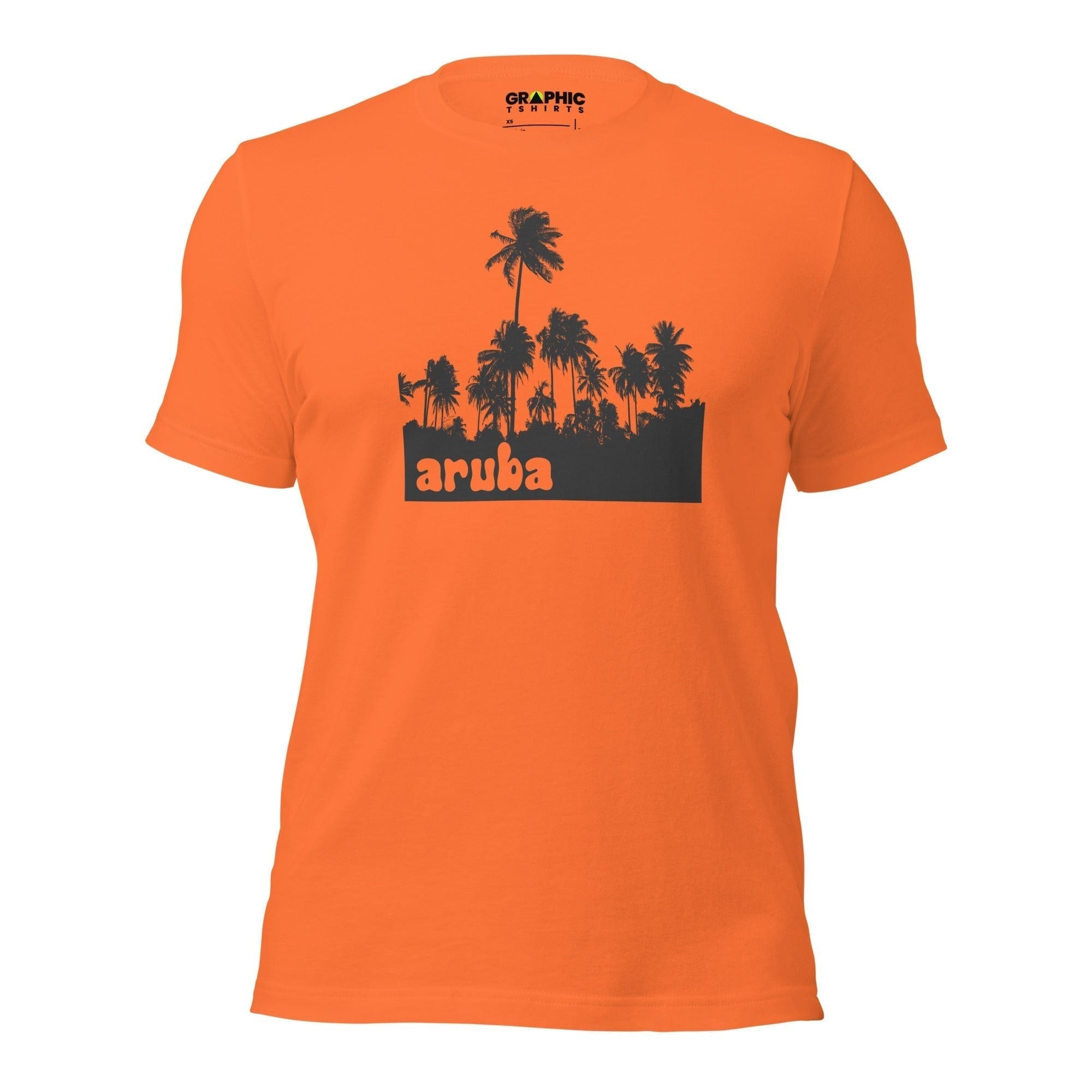 GRAPHIC T-SHIRTS Orange / XS Unisex Crew Neck T-Shirt - Aruba