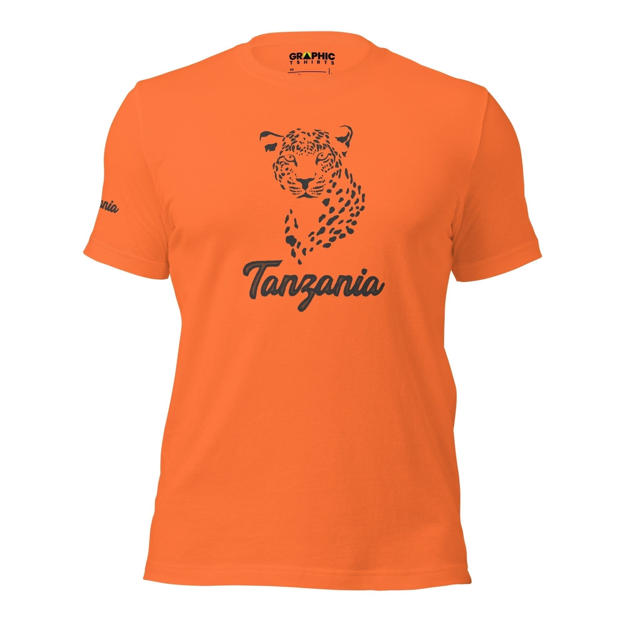 GRAPHIC T-SHIRTS Orange / XS Unisex Crew Neck T-Shirt - Tanzania