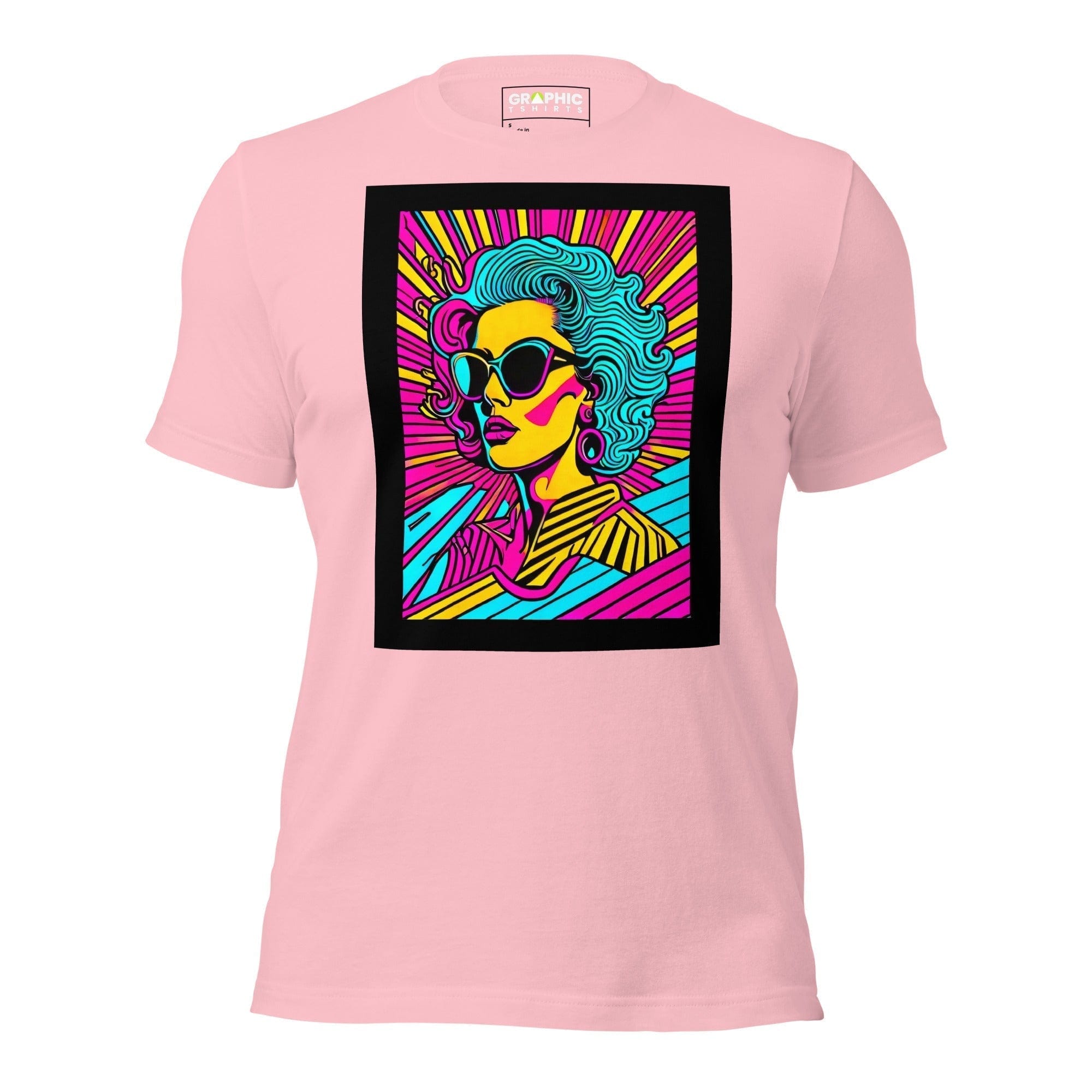 GRAPHIC T-SHIRTS Pink / S Unisex Crew Neck T-Shirt - Miami Heatwave Series v.14