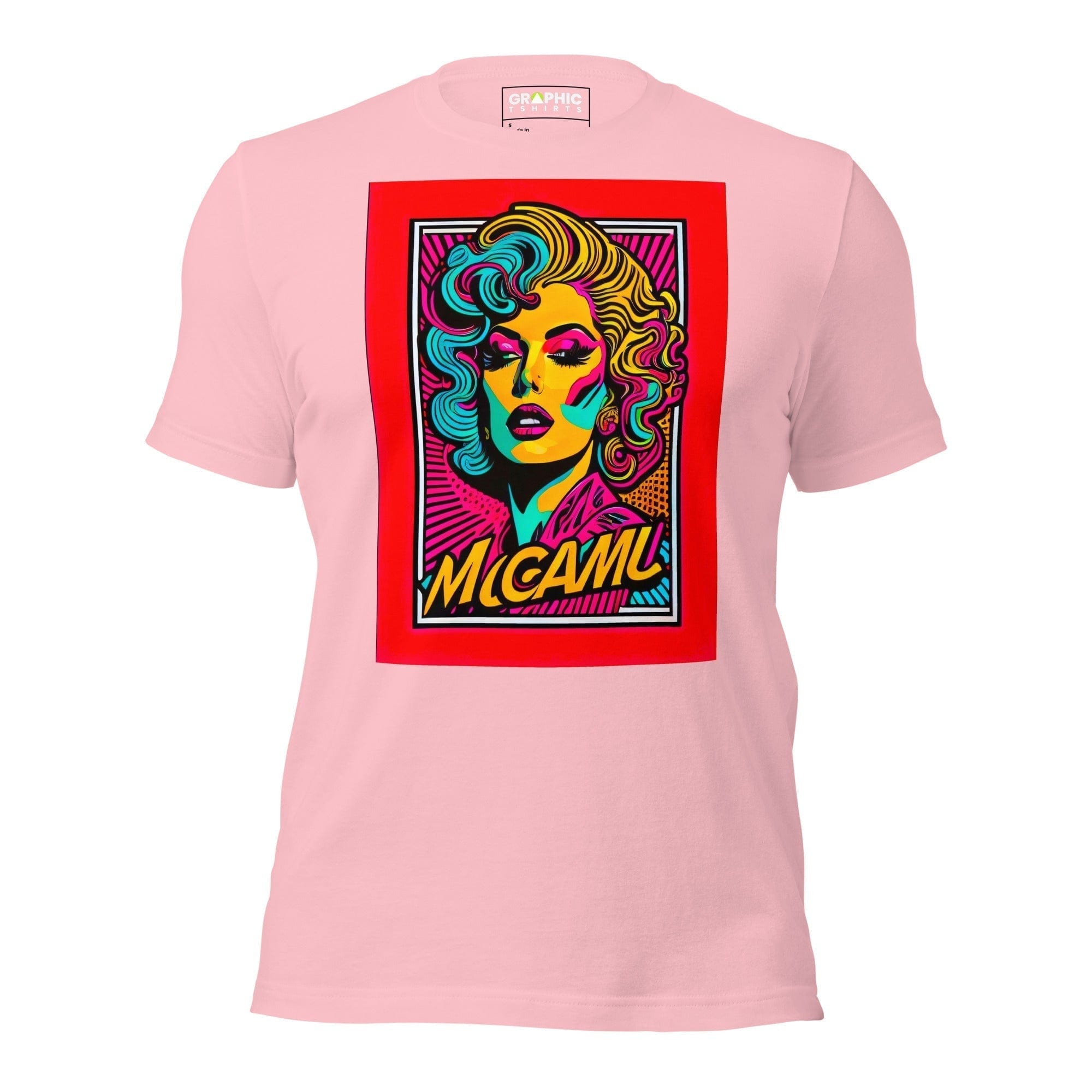 GRAPHIC T-SHIRTS Pink / S Unisex Crew Neck T-Shirt - Miami Heatwave Series v.25