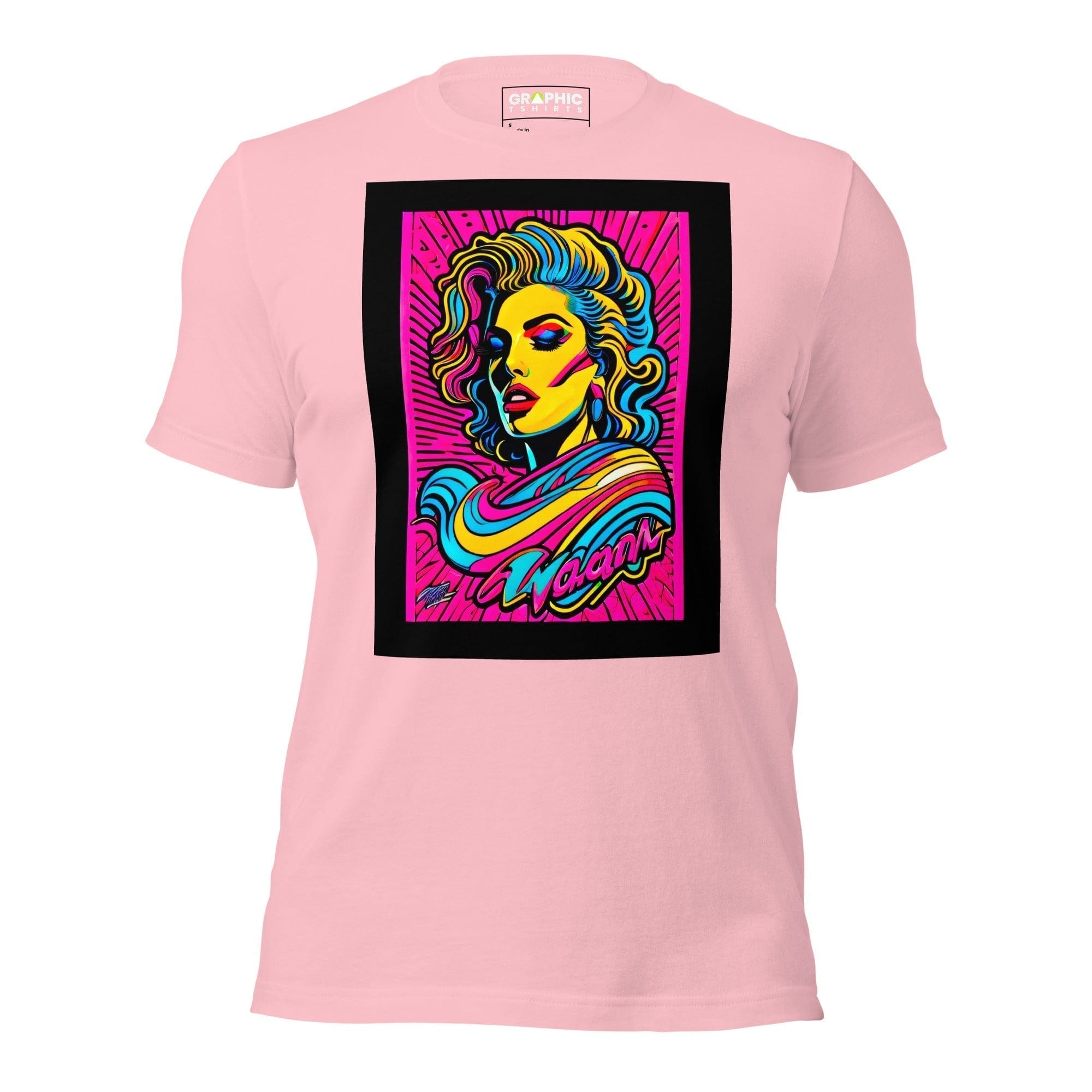 GRAPHIC T-SHIRTS Pink / S Unisex Crew Neck T-Shirt - Miami Heatwave Series v.8