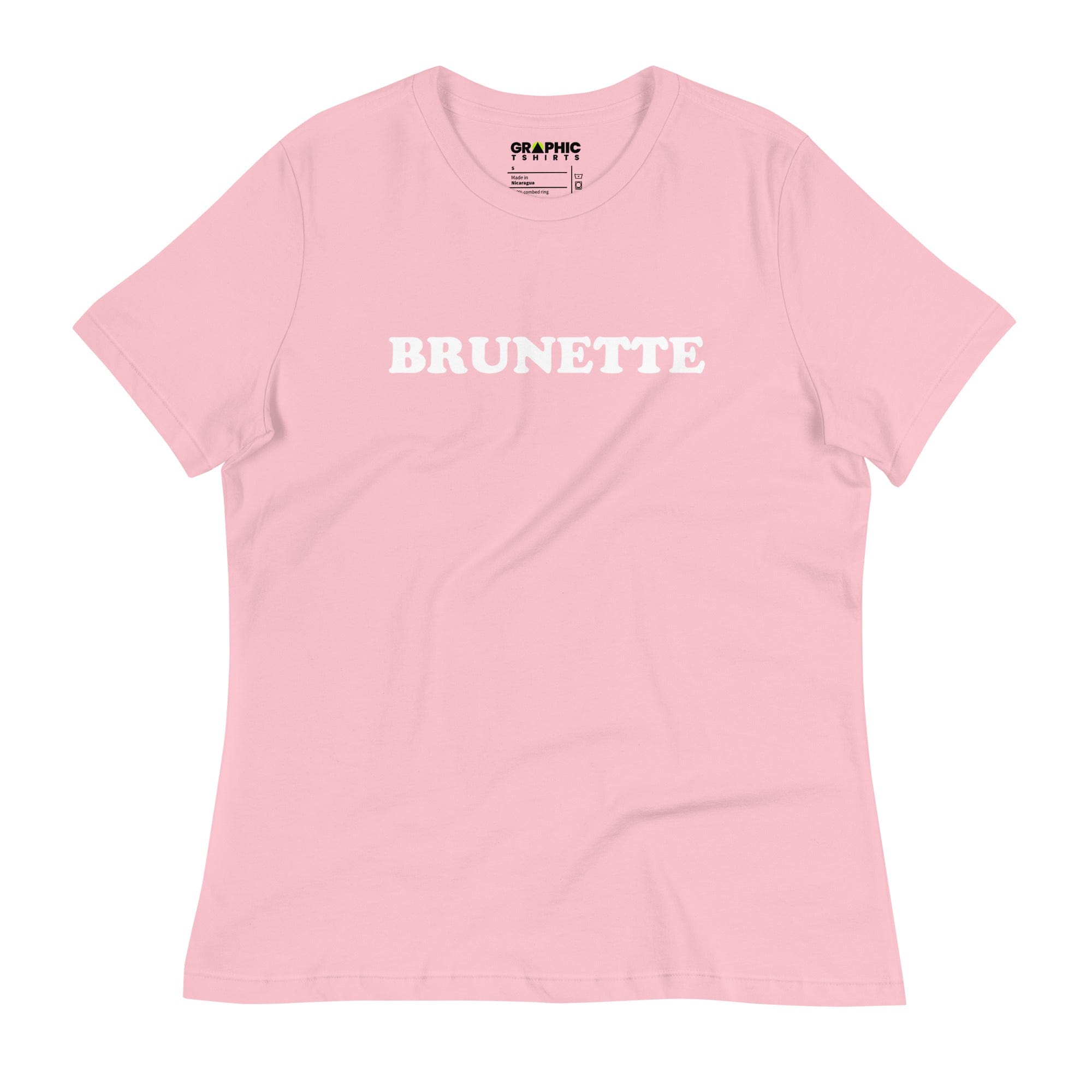 GRAPHIC T-SHIRTS Pink / S Women's Relaxed T-Shirt - Brunette