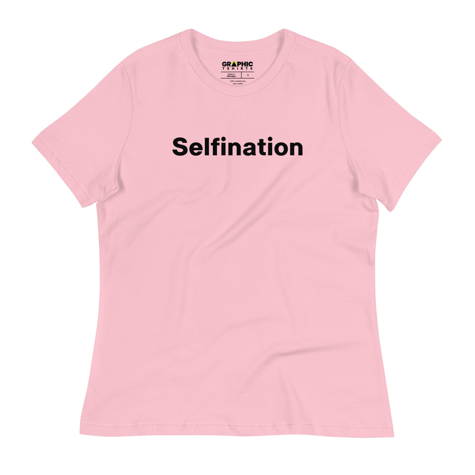 GRAPHIC T-SHIRTS Pink / S Women's Relaxed T-Shirt - Selfination