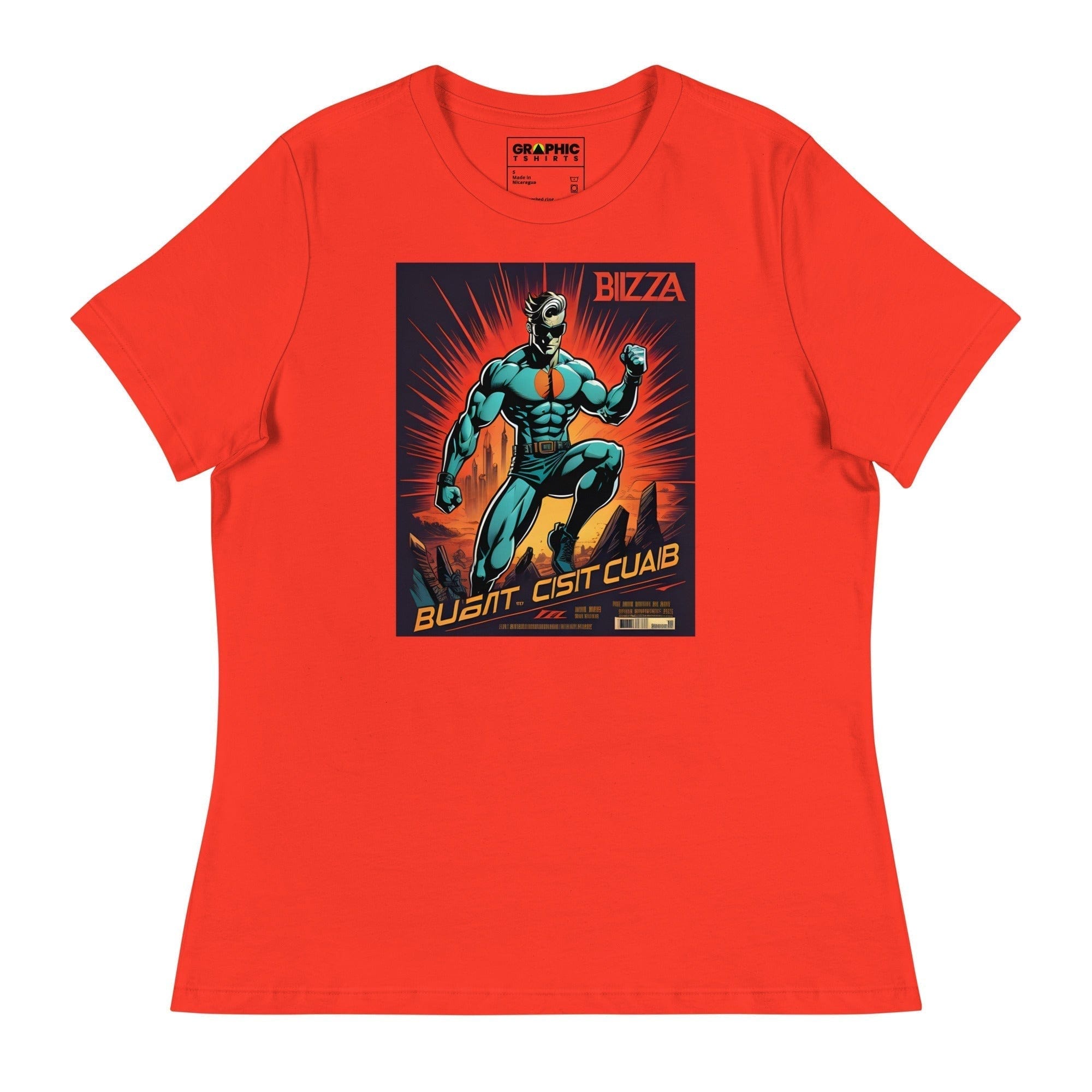 GRAPHIC T-SHIRTS Poppy / S Women's Relaxed T-Shirt - Ibiza Night Club Heroes Comic Series v.11