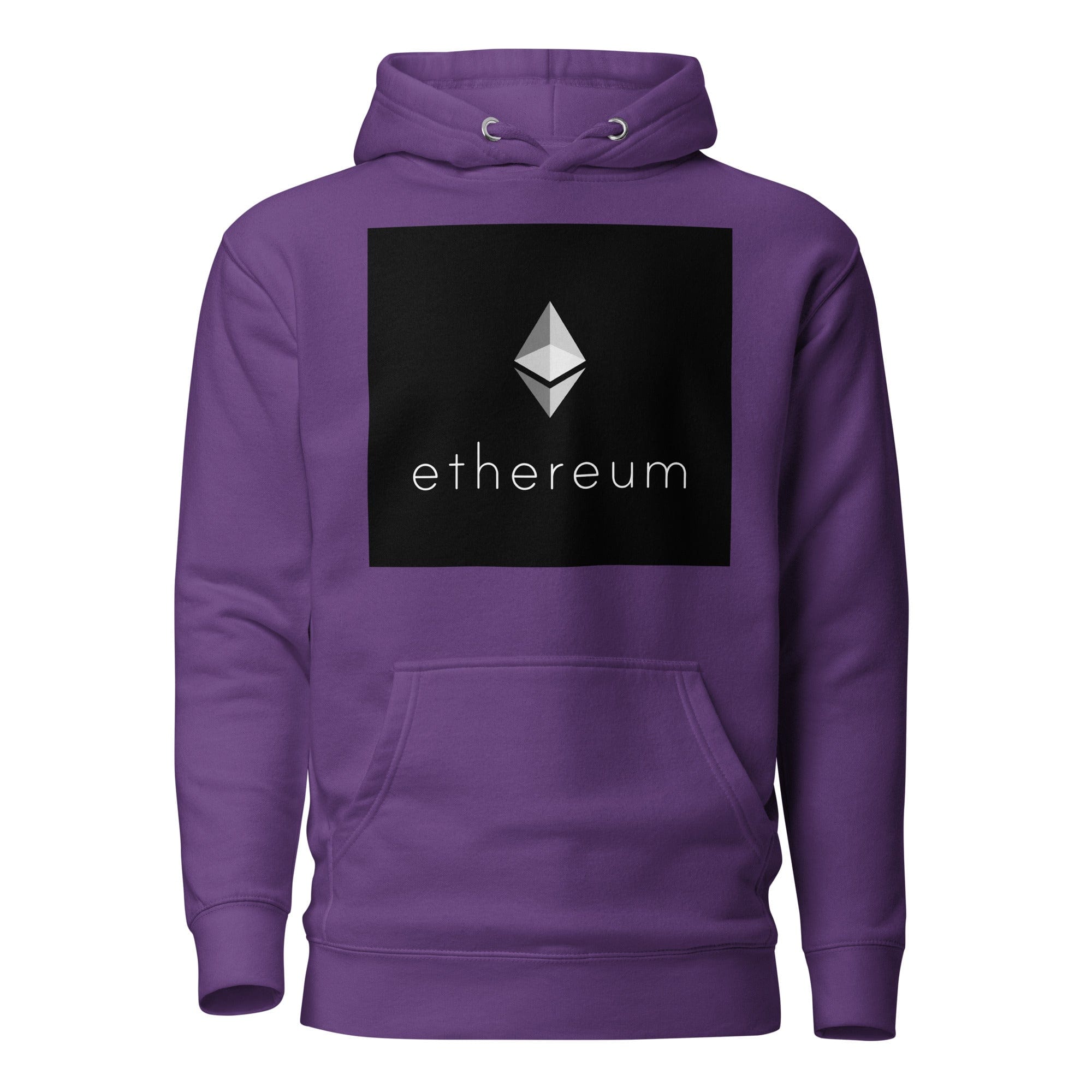 GRAPHIC T-SHIRTS Purple / S Unisex Premium Hoodie - Cotton Heritage - Ethereum Cryptocurrency Logo