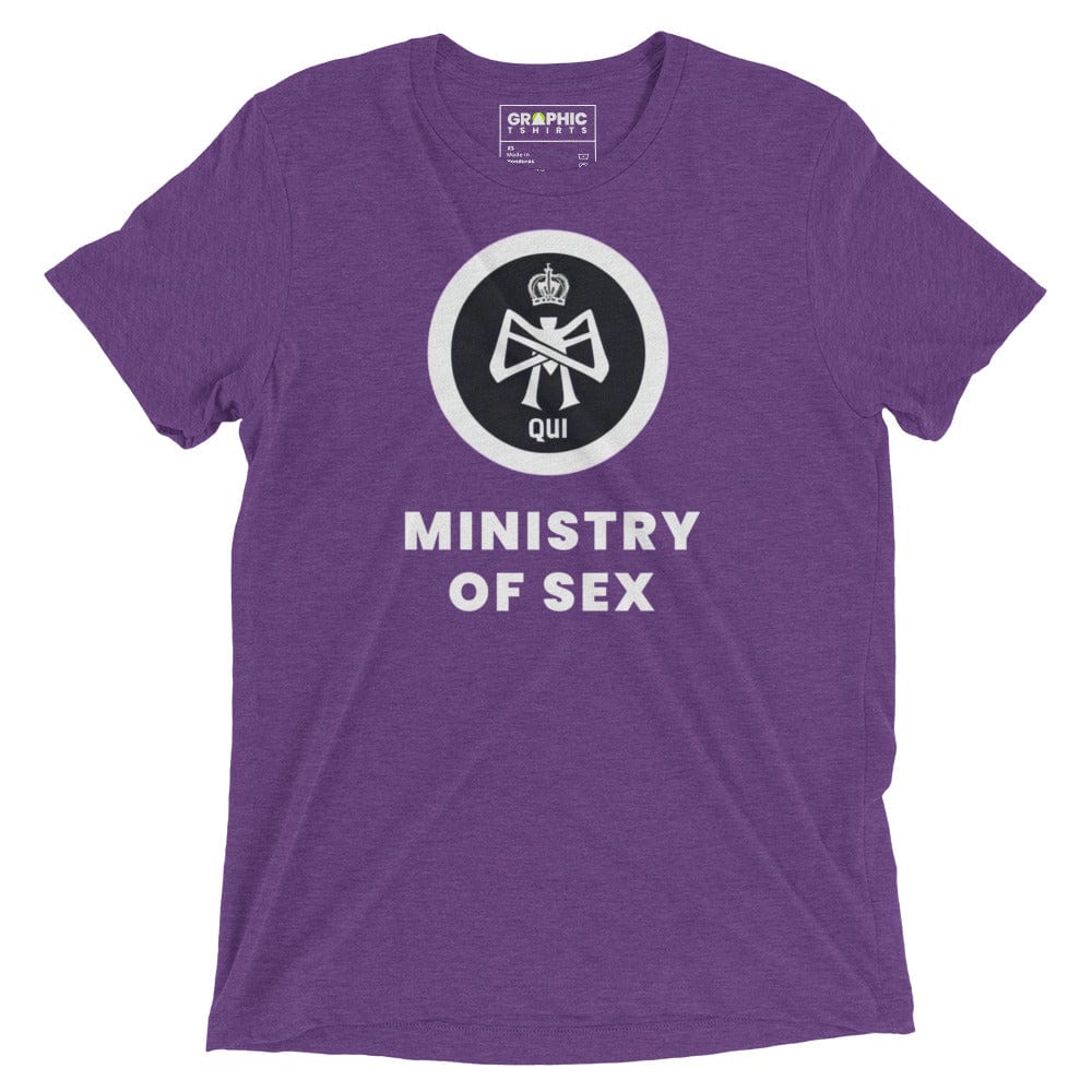 GRAPHIC T-SHIRTS Purple Triblend / XS Unisex Tri-Blend T-Shirt - Ministry of S*x